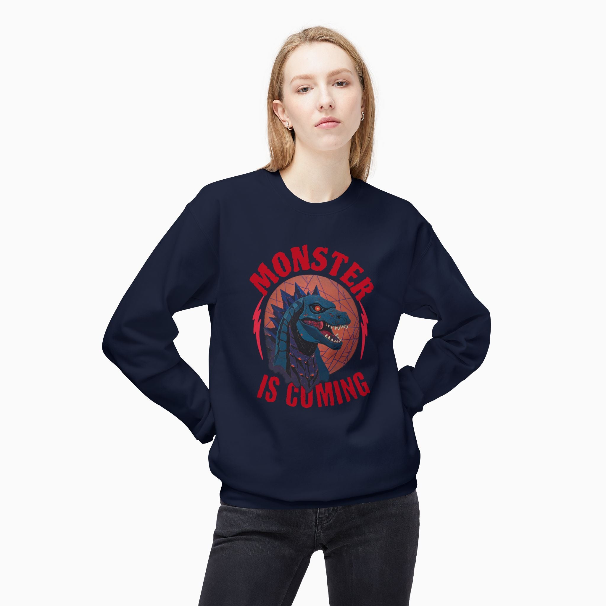 Godzilla Monster is Coming Unisex Sweatshirt