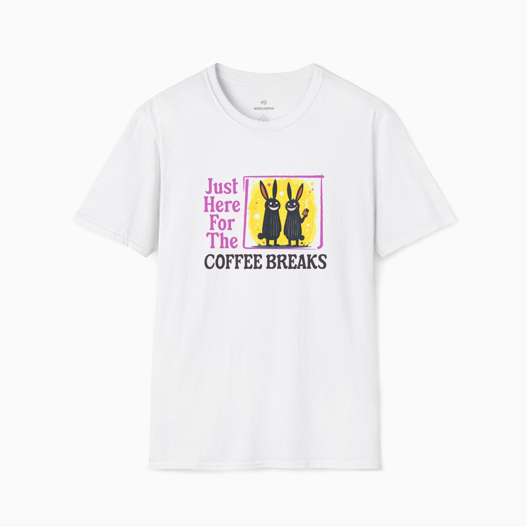 Just Here For The Coffee Breaks Unisex T-Shirt