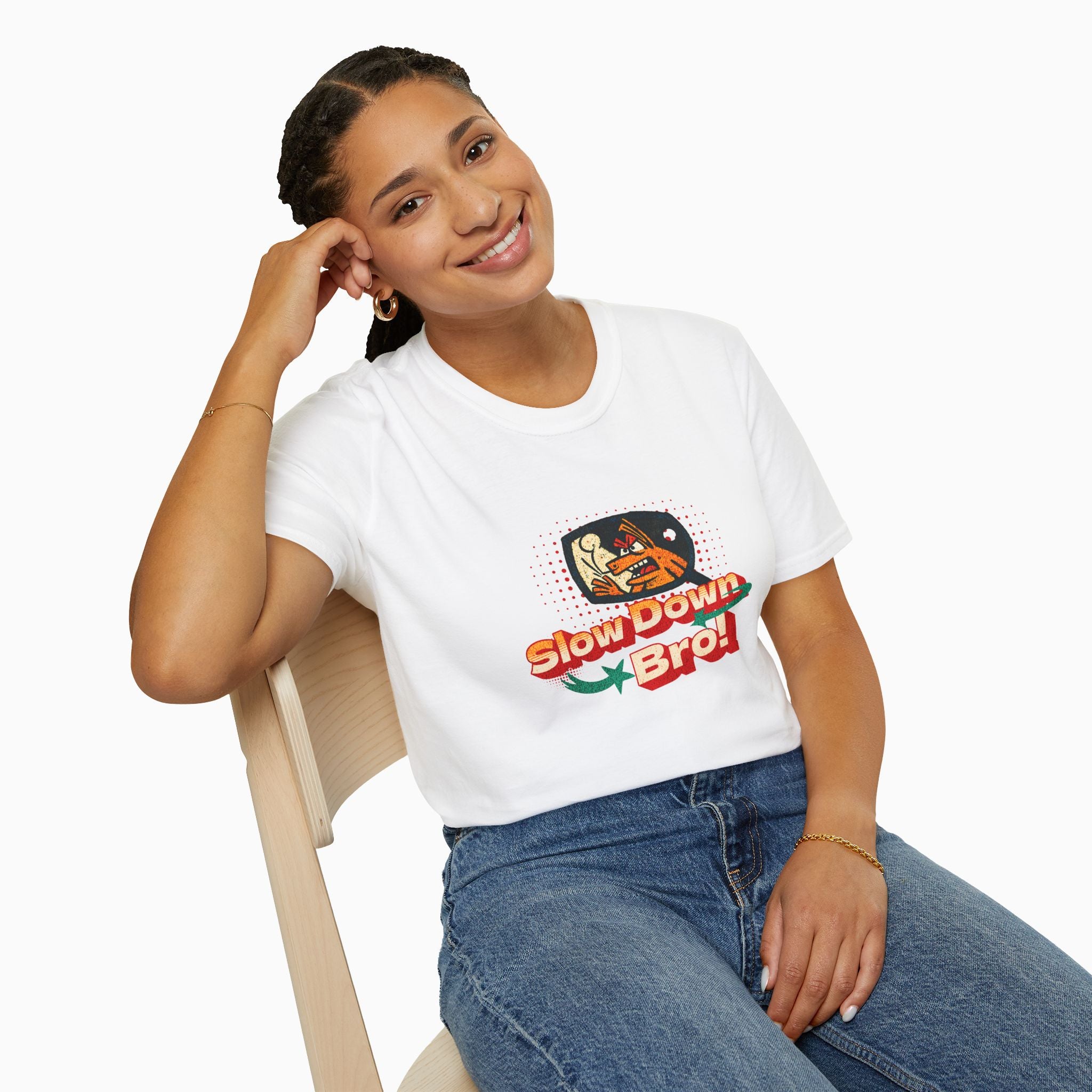 Slow Down Bro! Unisex T-Shirt