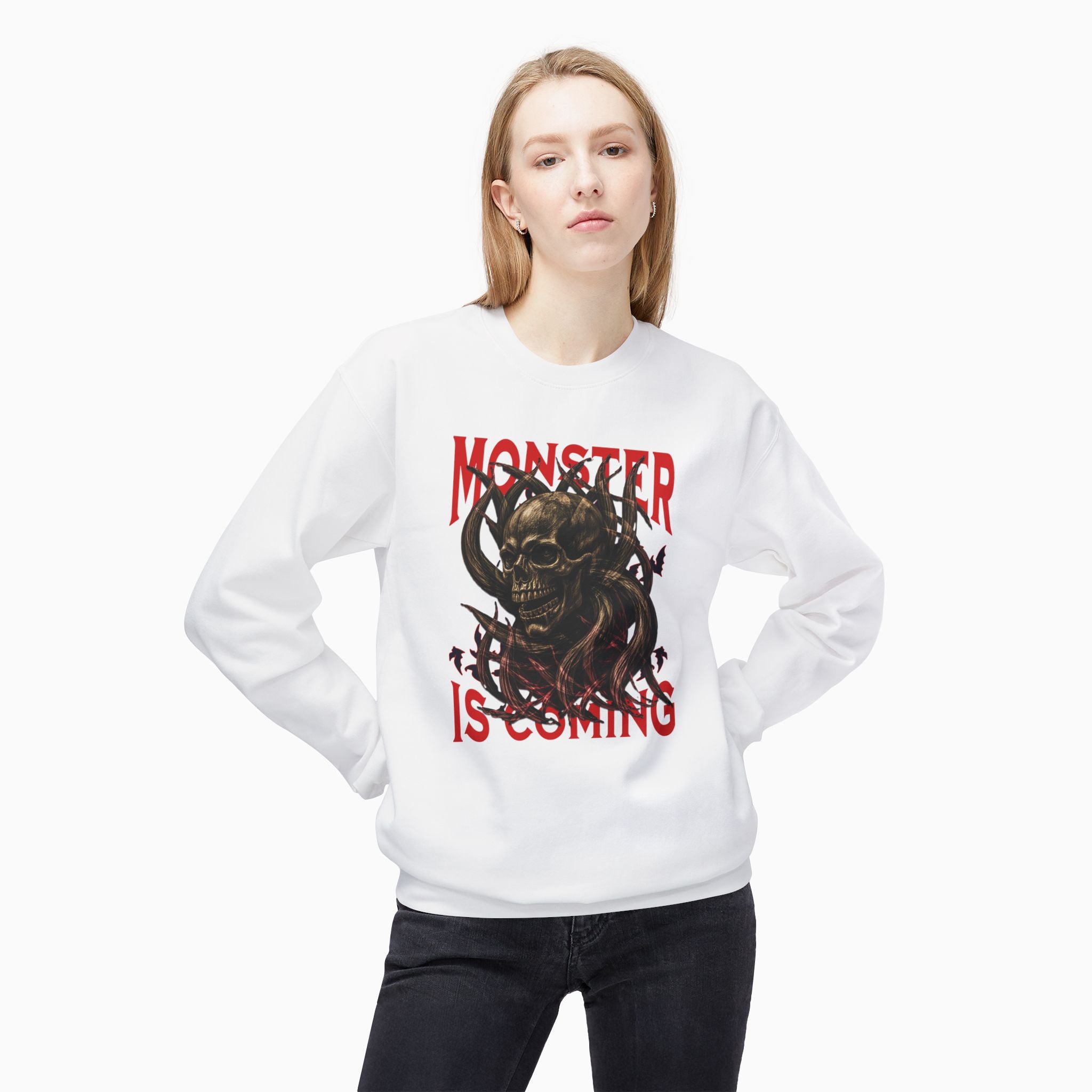 Ghost Monster is Coming Unisex Sweatshirt
