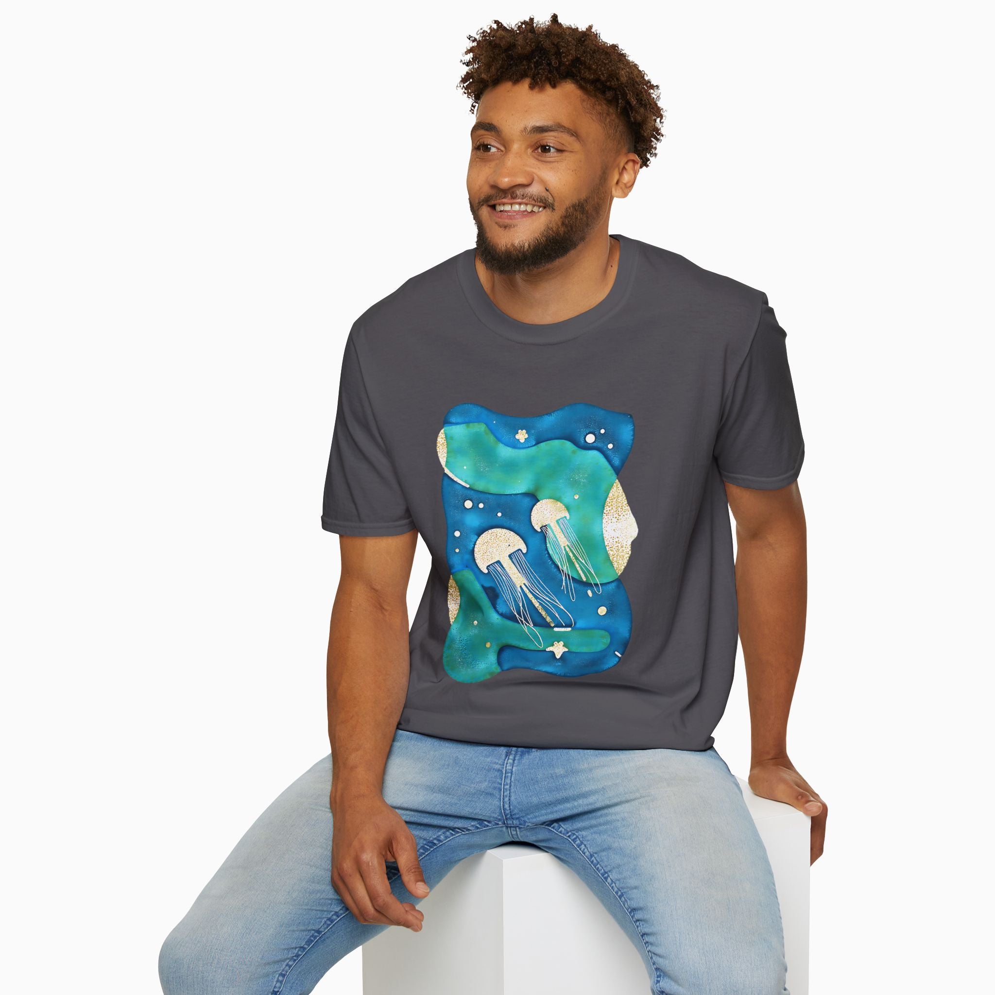 Retro Japanese Waves Unisex T-Shirt | Woollieemix Classic Fit