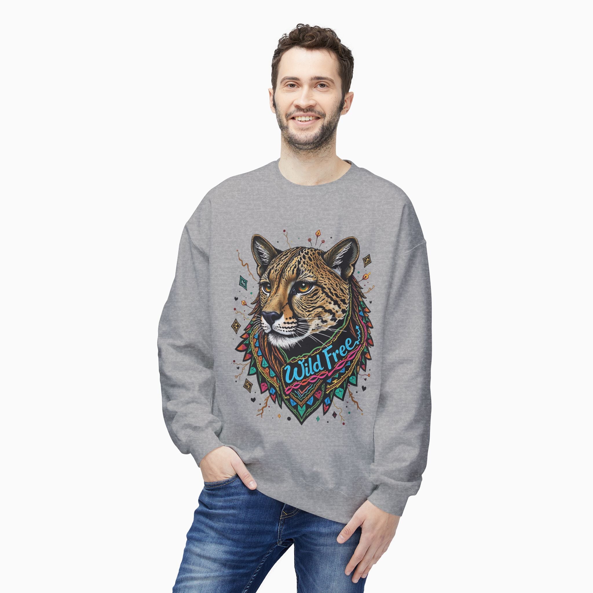 Egypt Style Wild Free Cheetah Unisex Sweatshirt