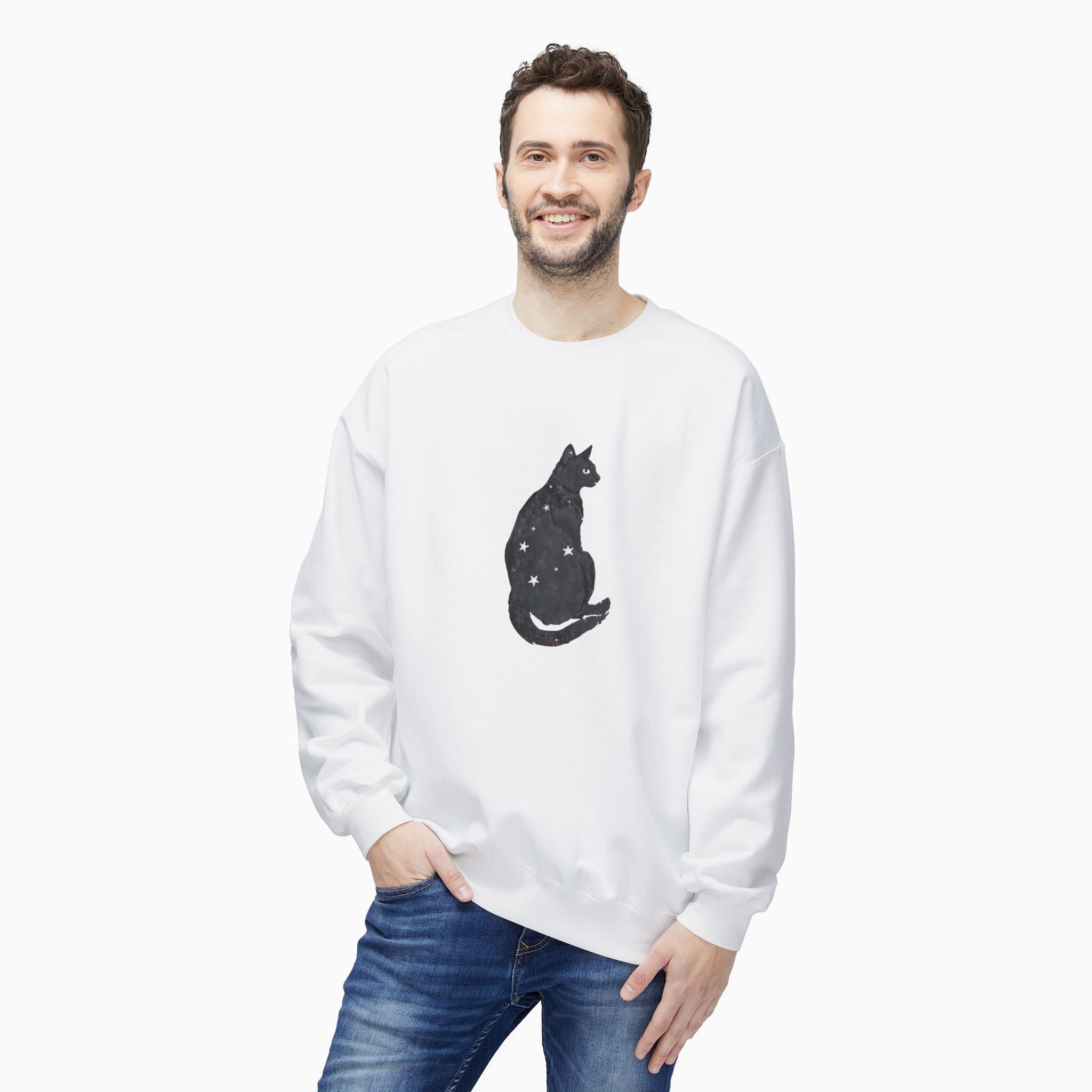 Mysterious Cat Unisex Sweatshirt