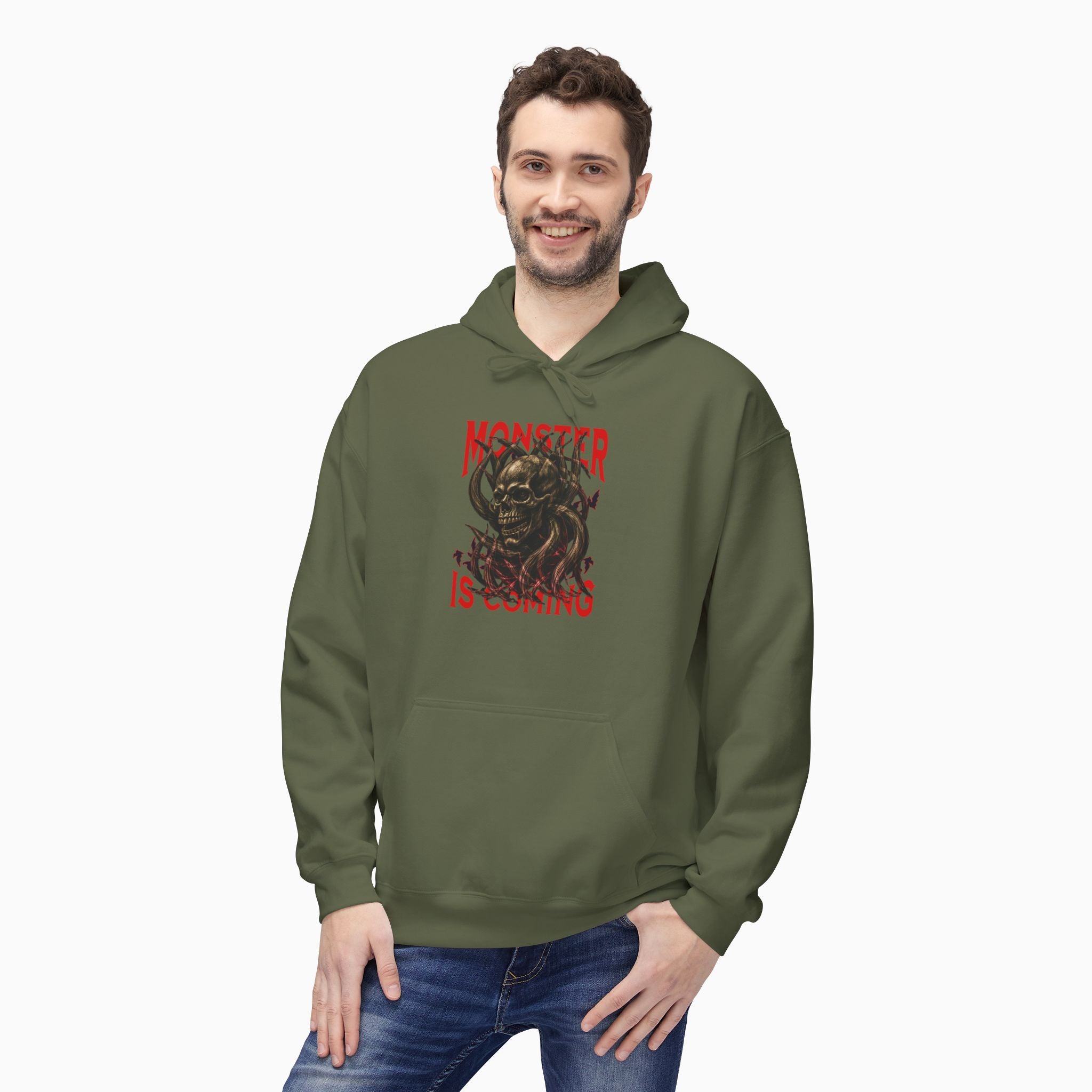Ghost Monster is Coming Unisex Hoodie