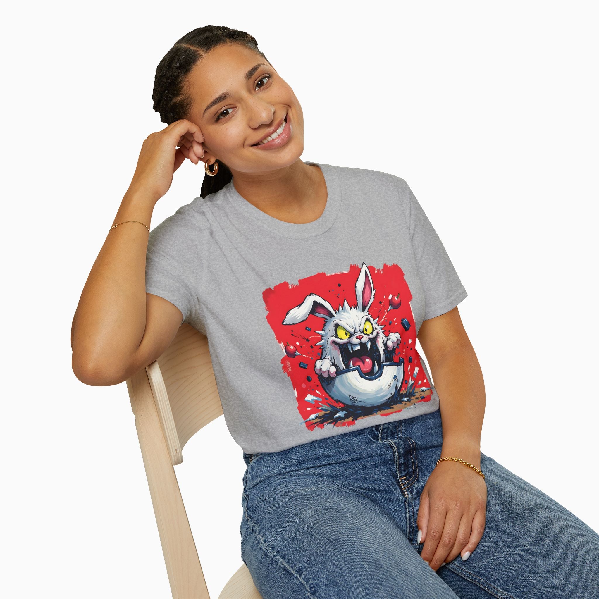 Crazy Rabbit Poké Ball Unisex T-Shirt