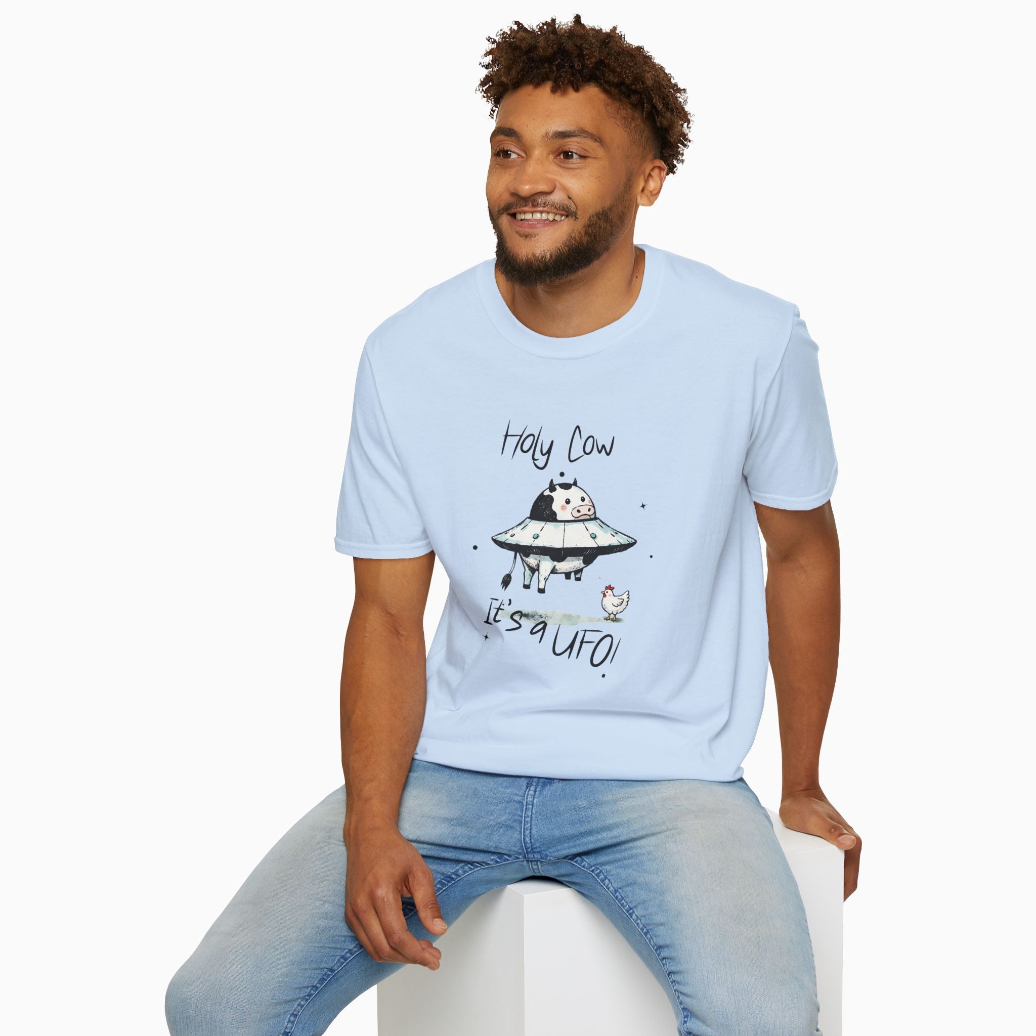 Holy Cow, It's a UFO Unisex T-Shirt