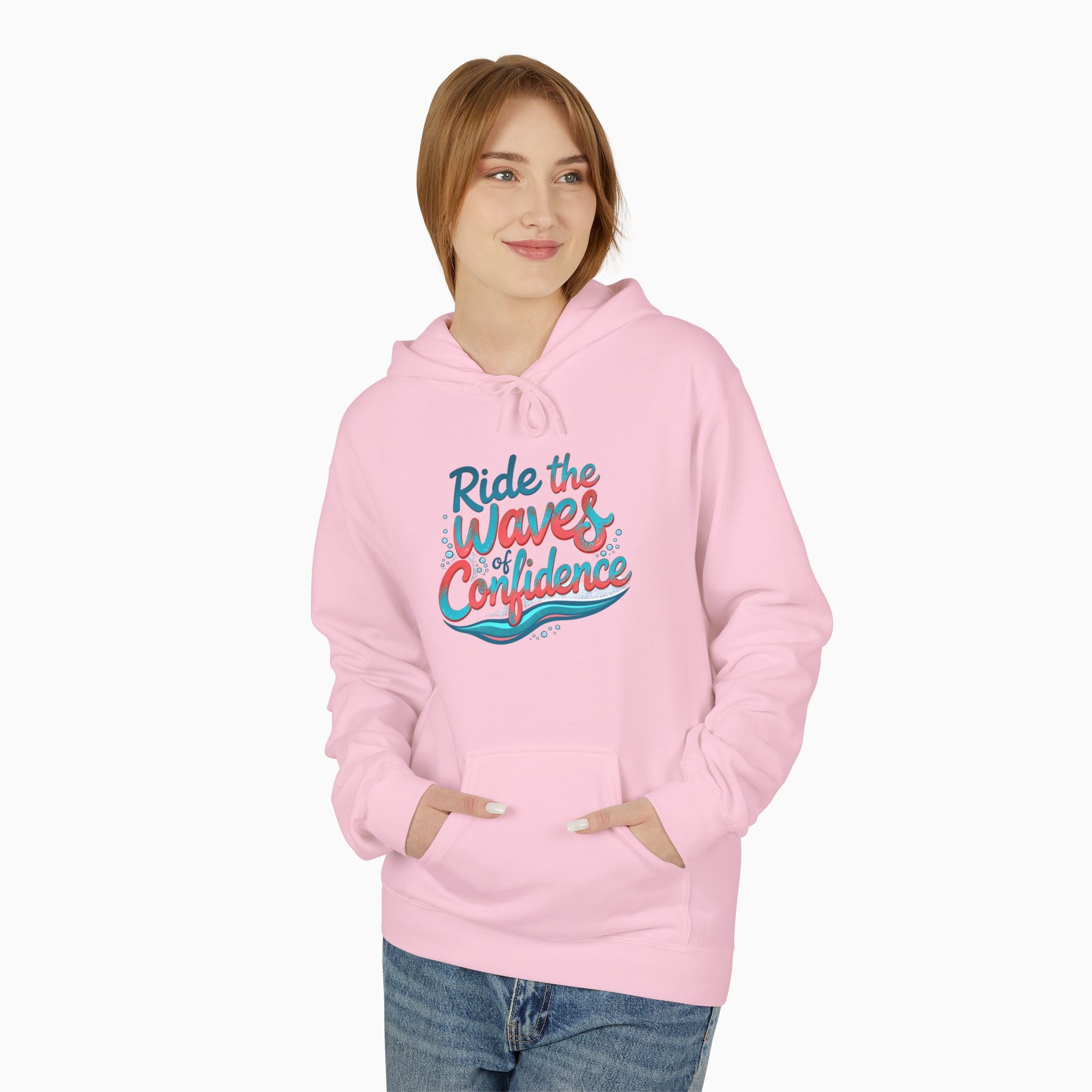 Ride The Stylish Waves Of Confidence Unisex Hoodie | Woollieemix