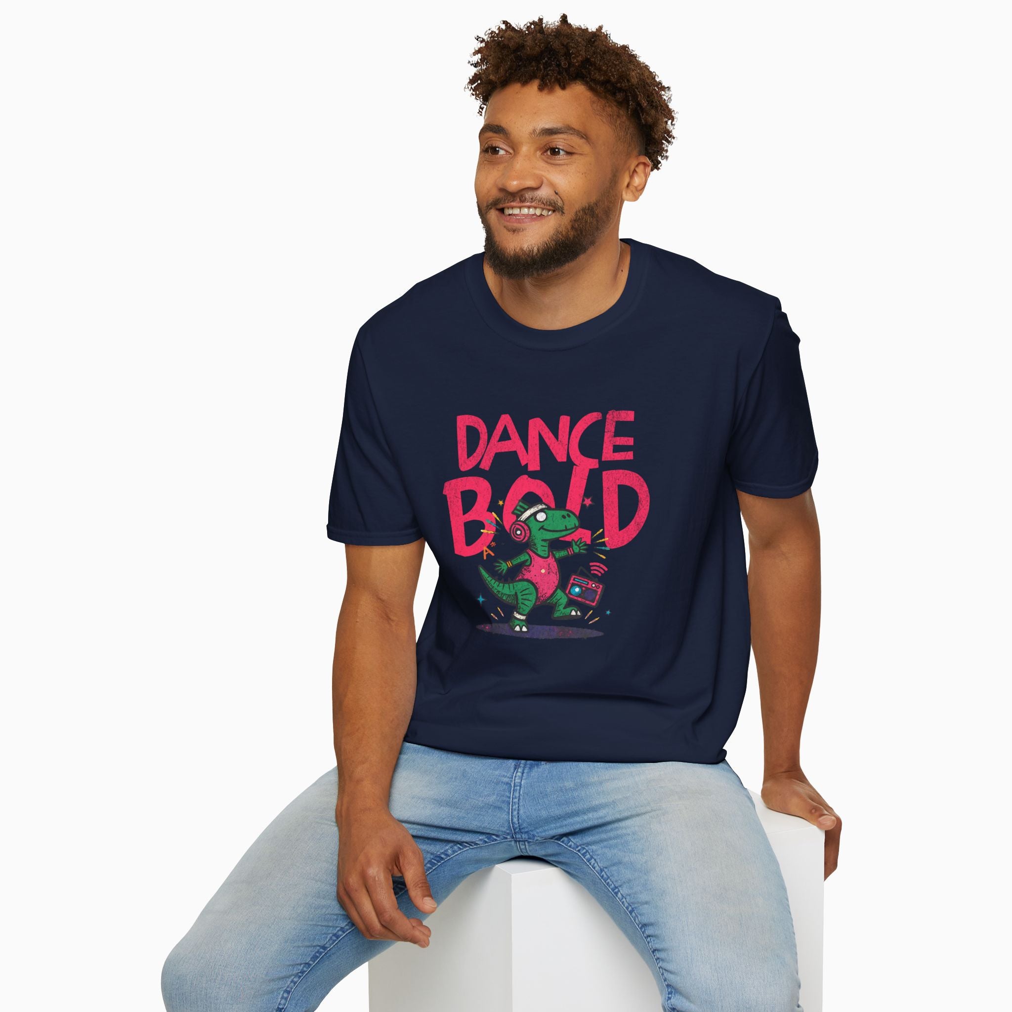 Dance Bold Unisex T-Shirt - Classic Fit, Flame-Retardant Cotton