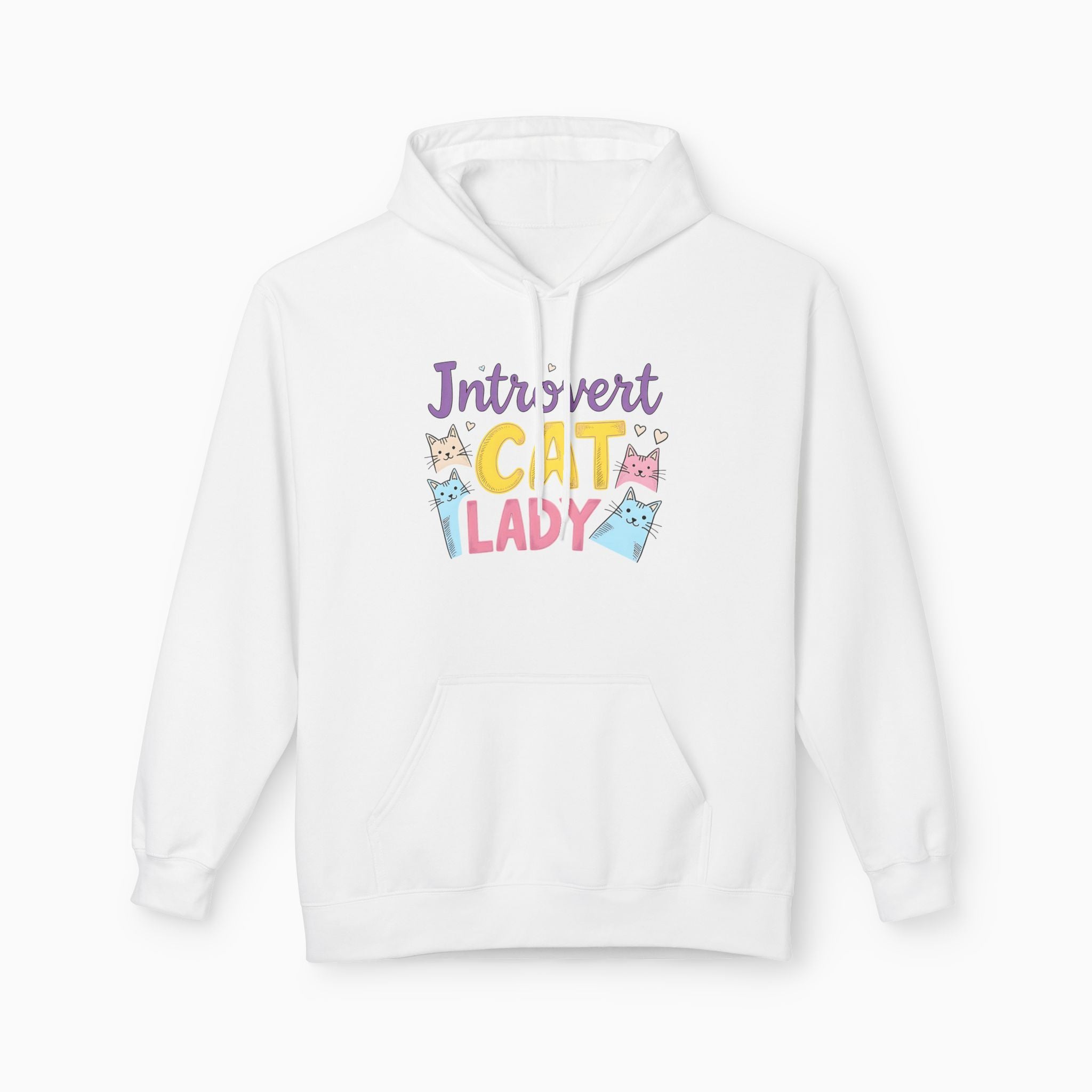 Introvert & Childless Cat Lady Unisex Hoodie