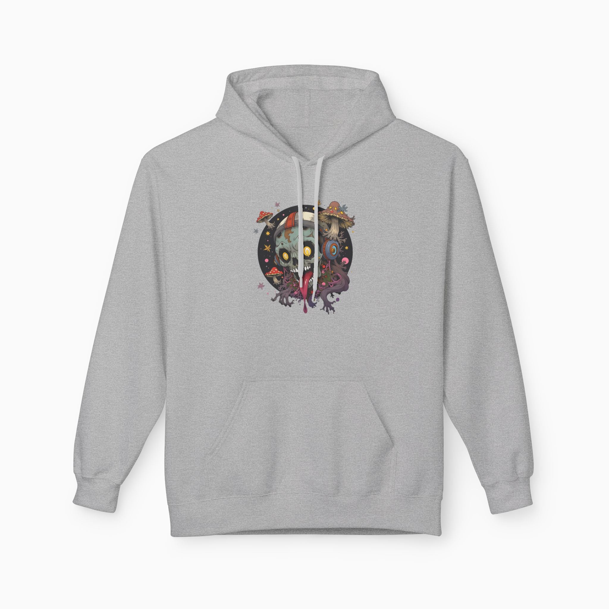 Psychedelic Mushroom Skull Unisex Hoodie