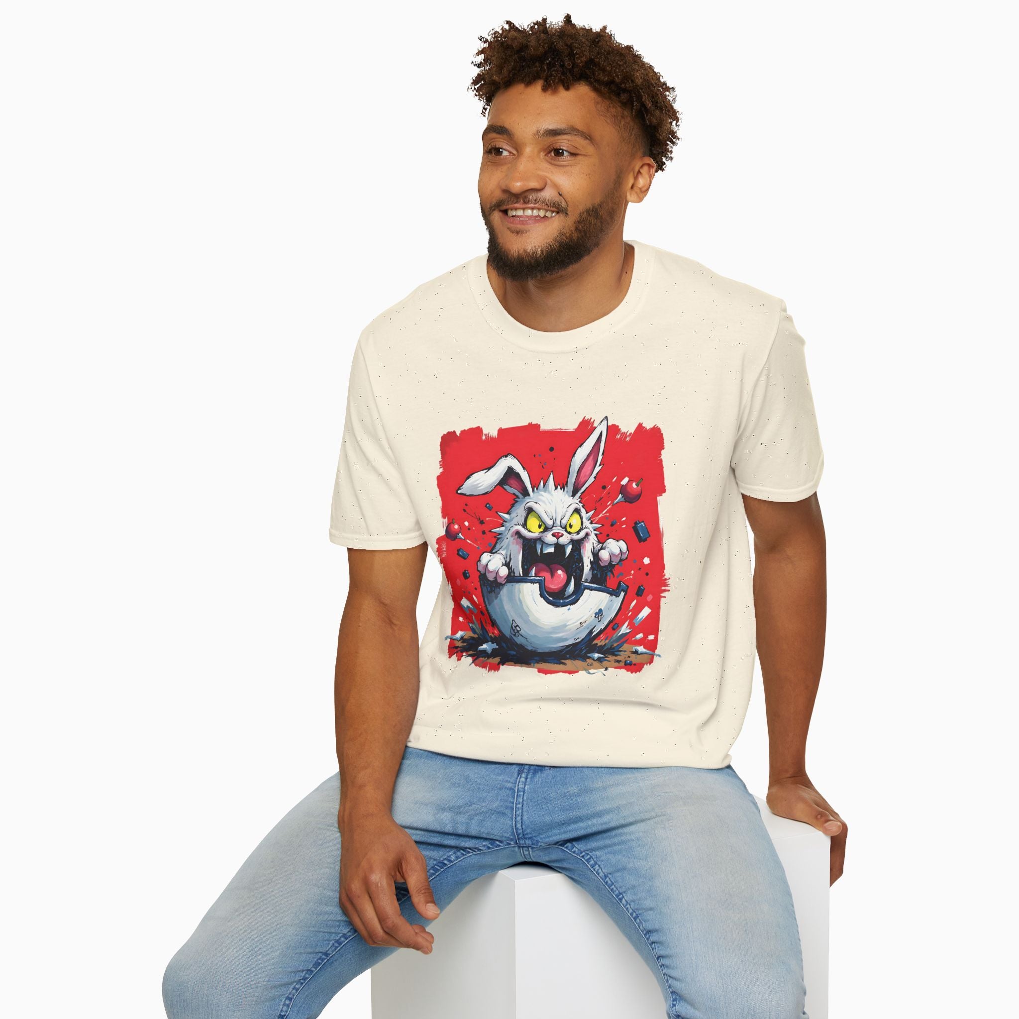 Crazy Rabbit Poké Ball Unisex T-Shirt