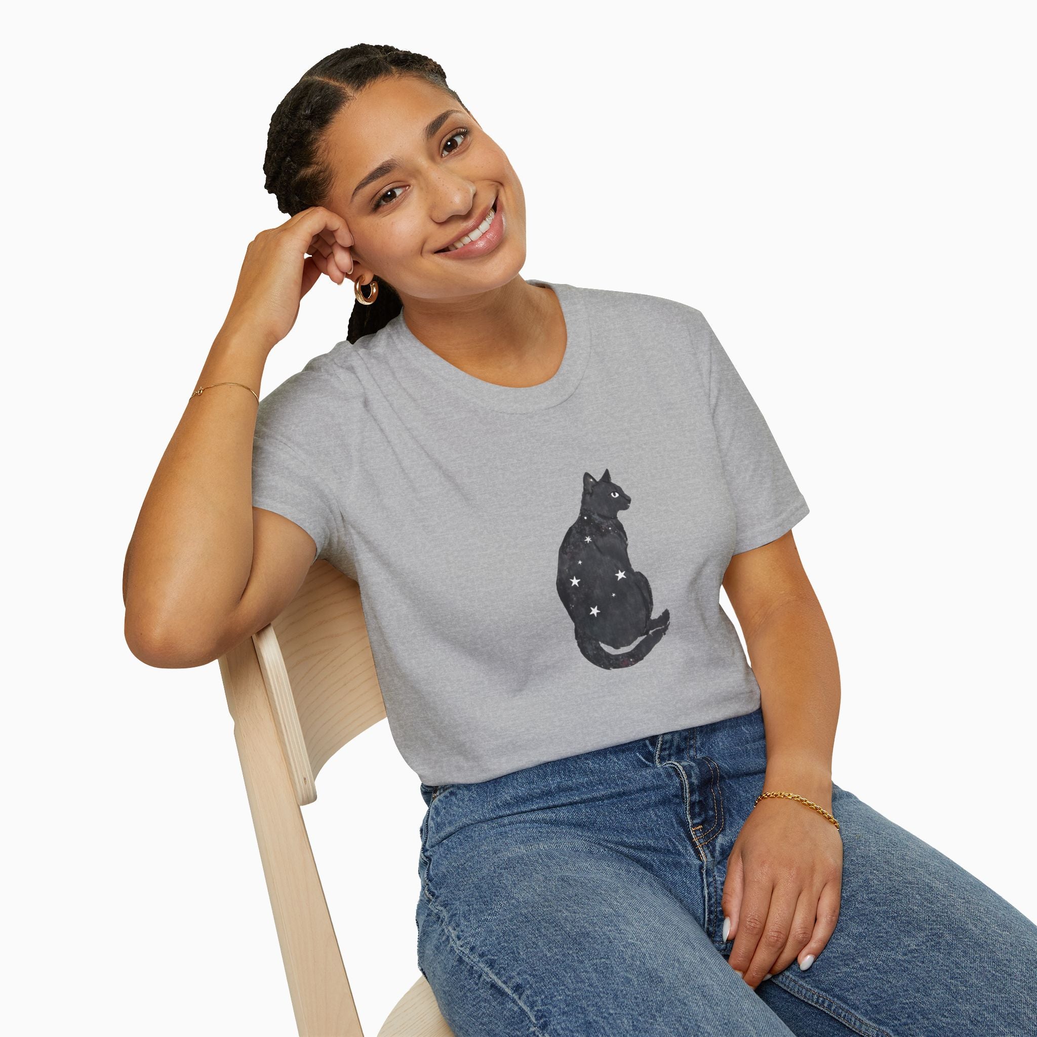 Mysterious Cat Unisex T-Shirt