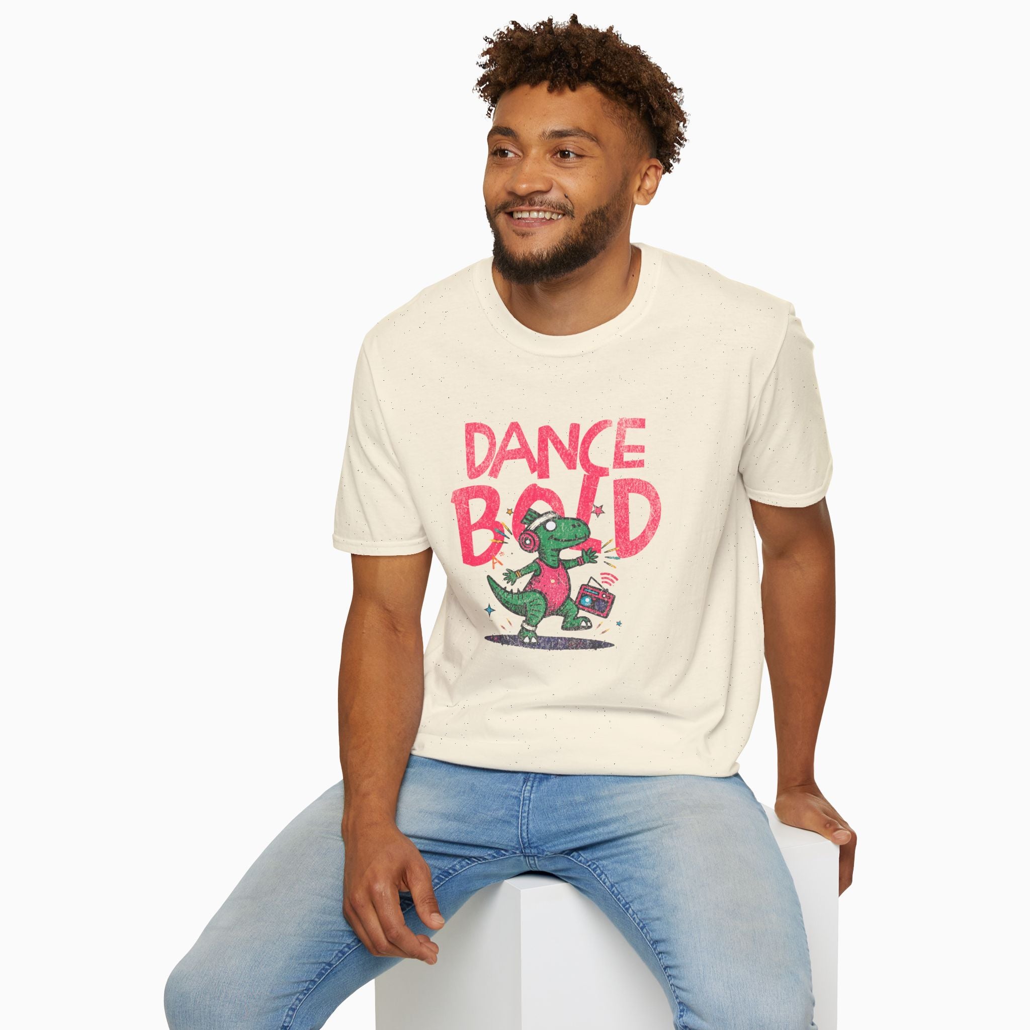 Dance Bold Unisex T-Shirt - Classic Fit, Flame-Retardant Cotton