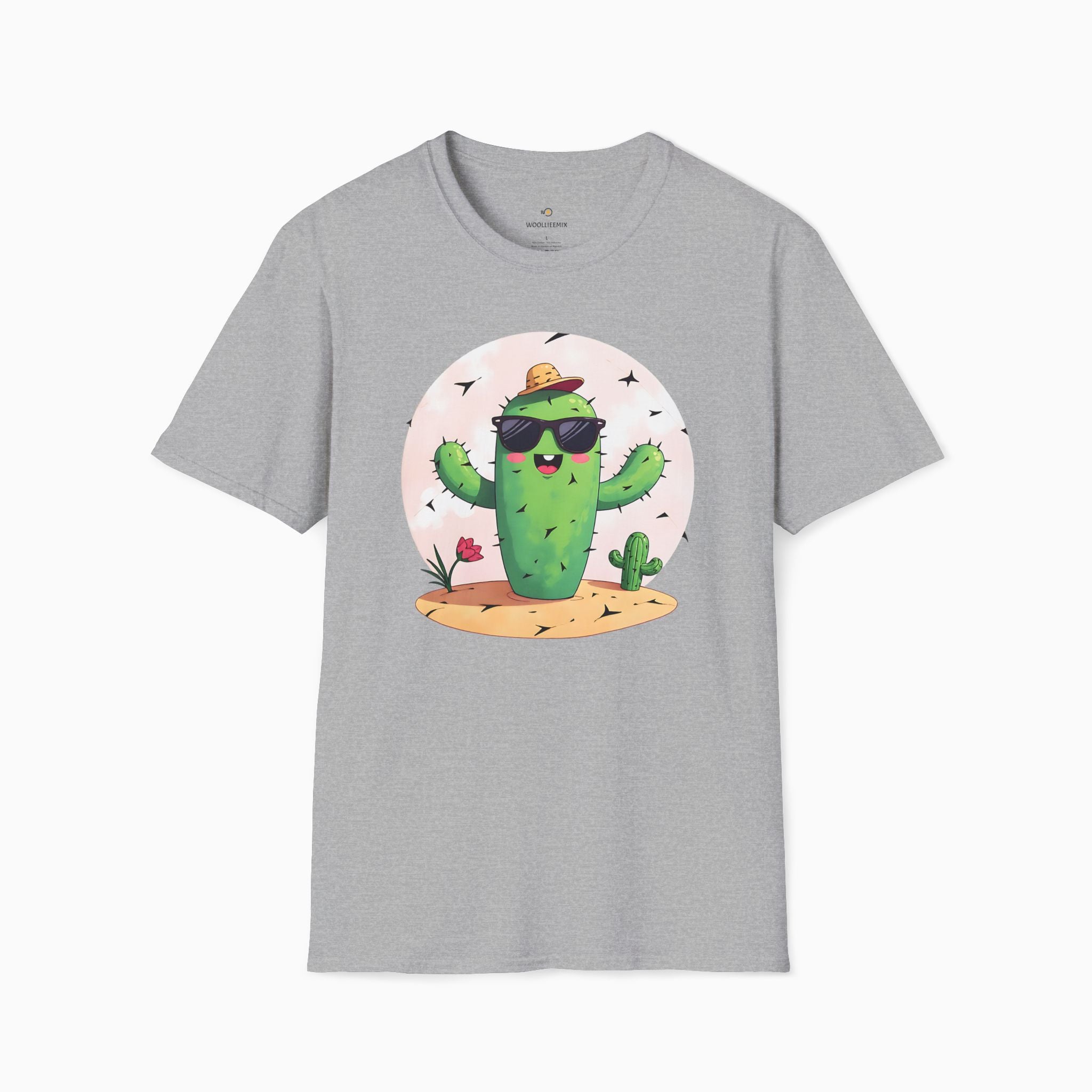 Wild Cute Cartoon Cactus Unisex T-Shirt