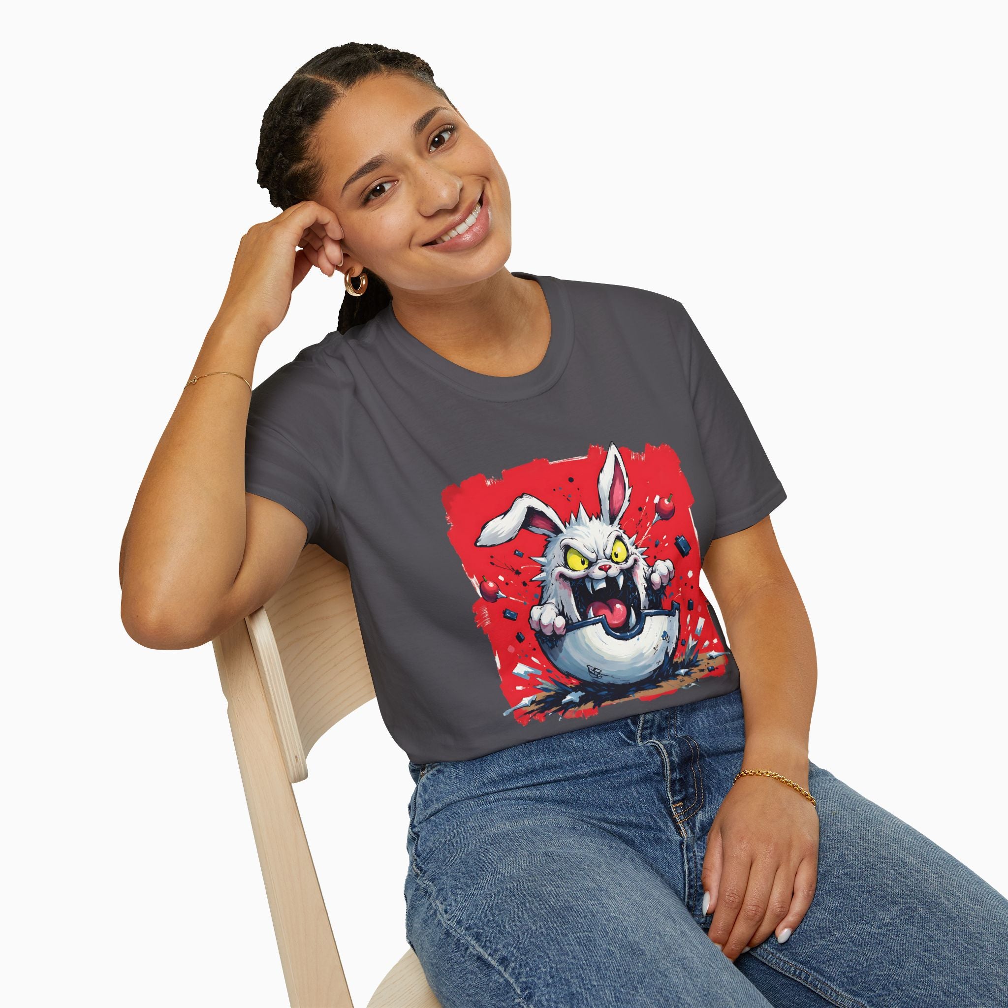 Crazy Rabbit Poké Ball Unisex T-Shirt