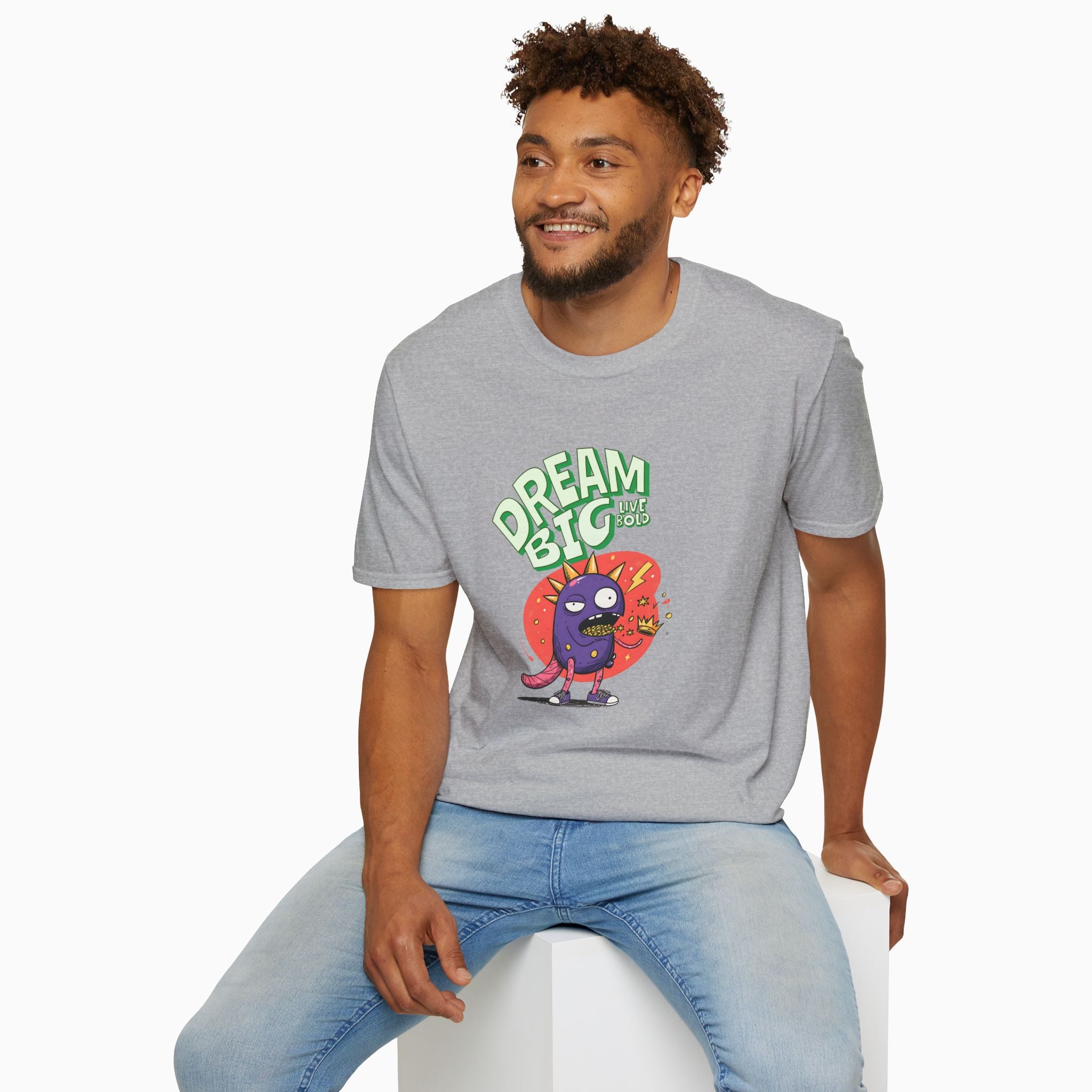 Dream Big, Live Bold Unisex T-Shirt - Premium Cotton & Safety