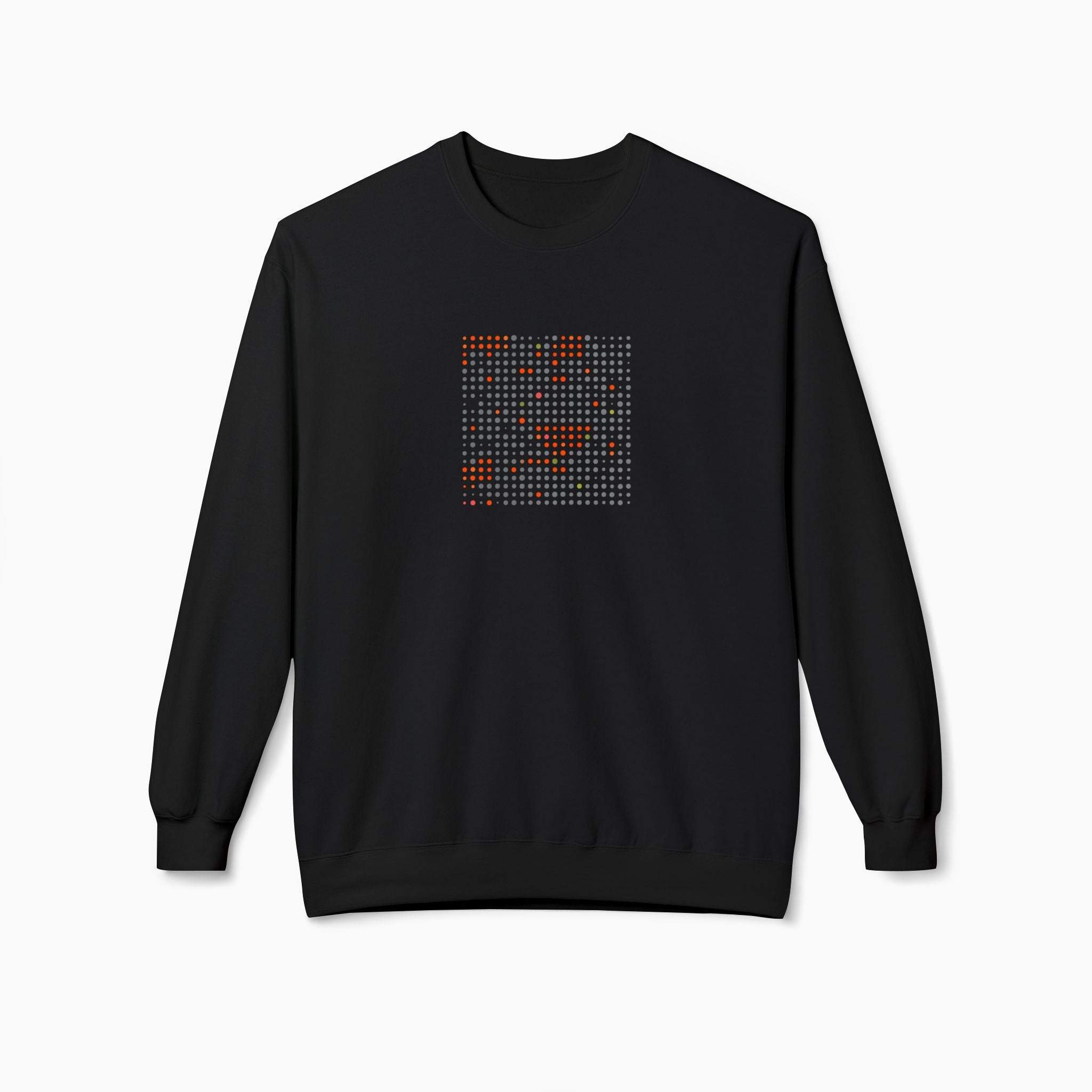 Grey & Red Qr Code Unisex Sweatshirt