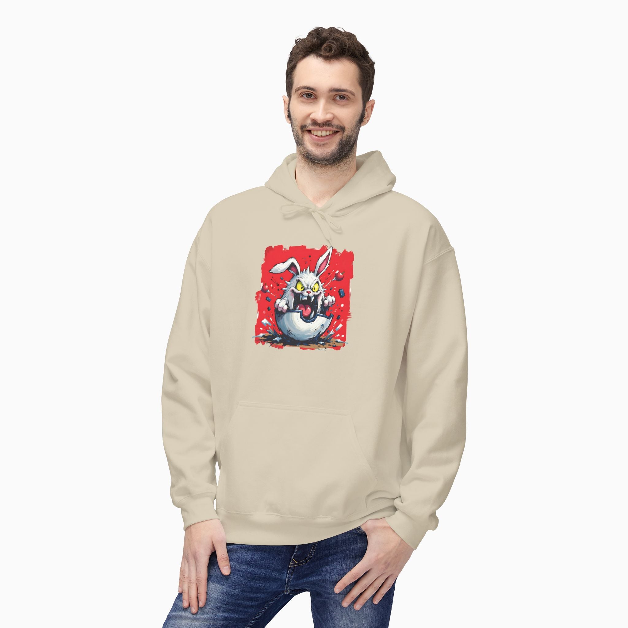 Crazy Rabbit Poké Ball Unisex Hoodie