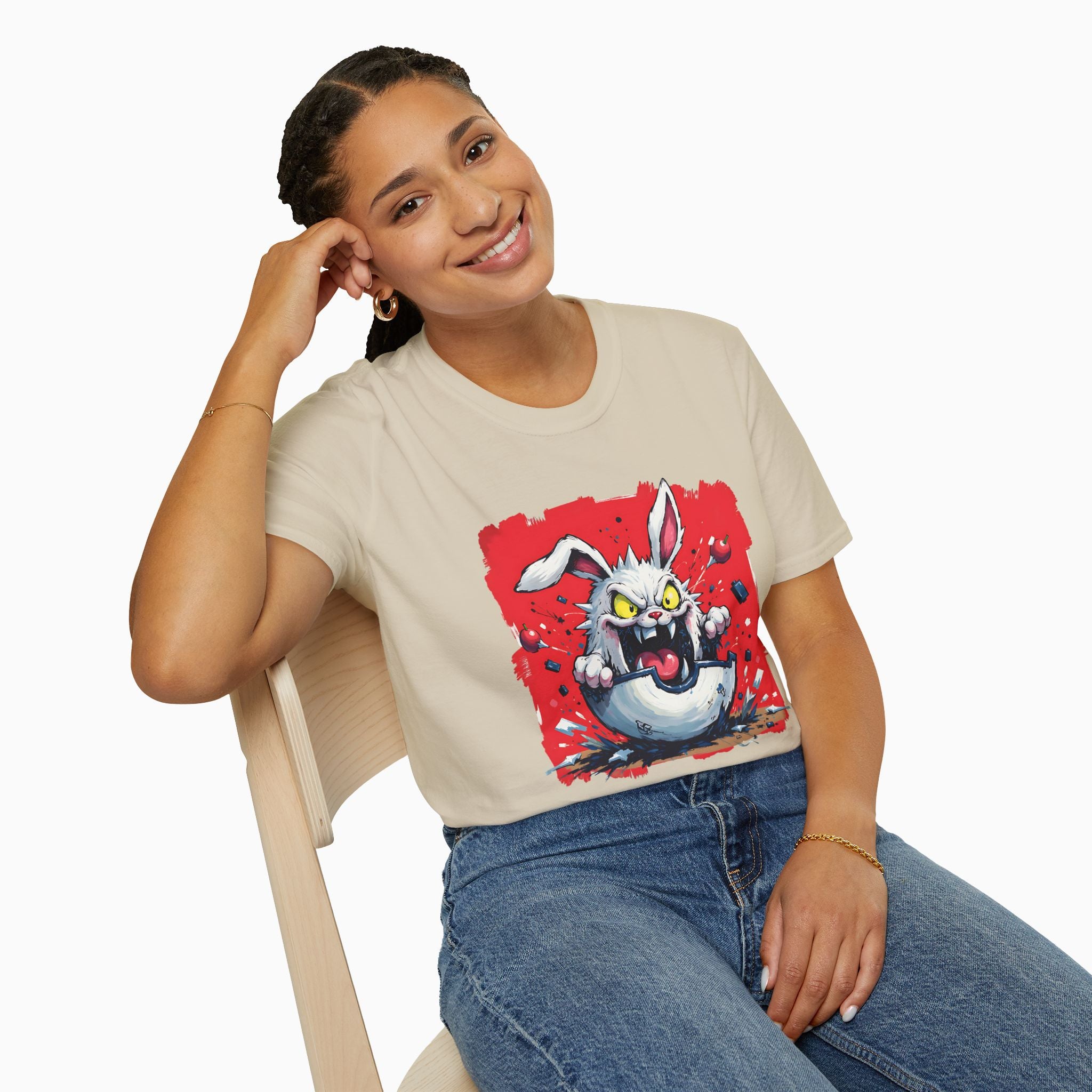 Crazy Rabbit Poké Ball Unisex T-Shirt