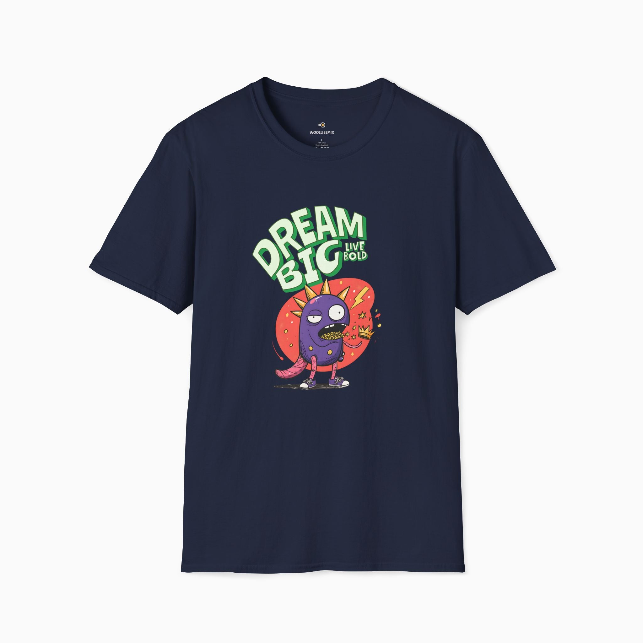 Dream Big, Live Bold Unisex T-Shirt - Premium Cotton & Safety