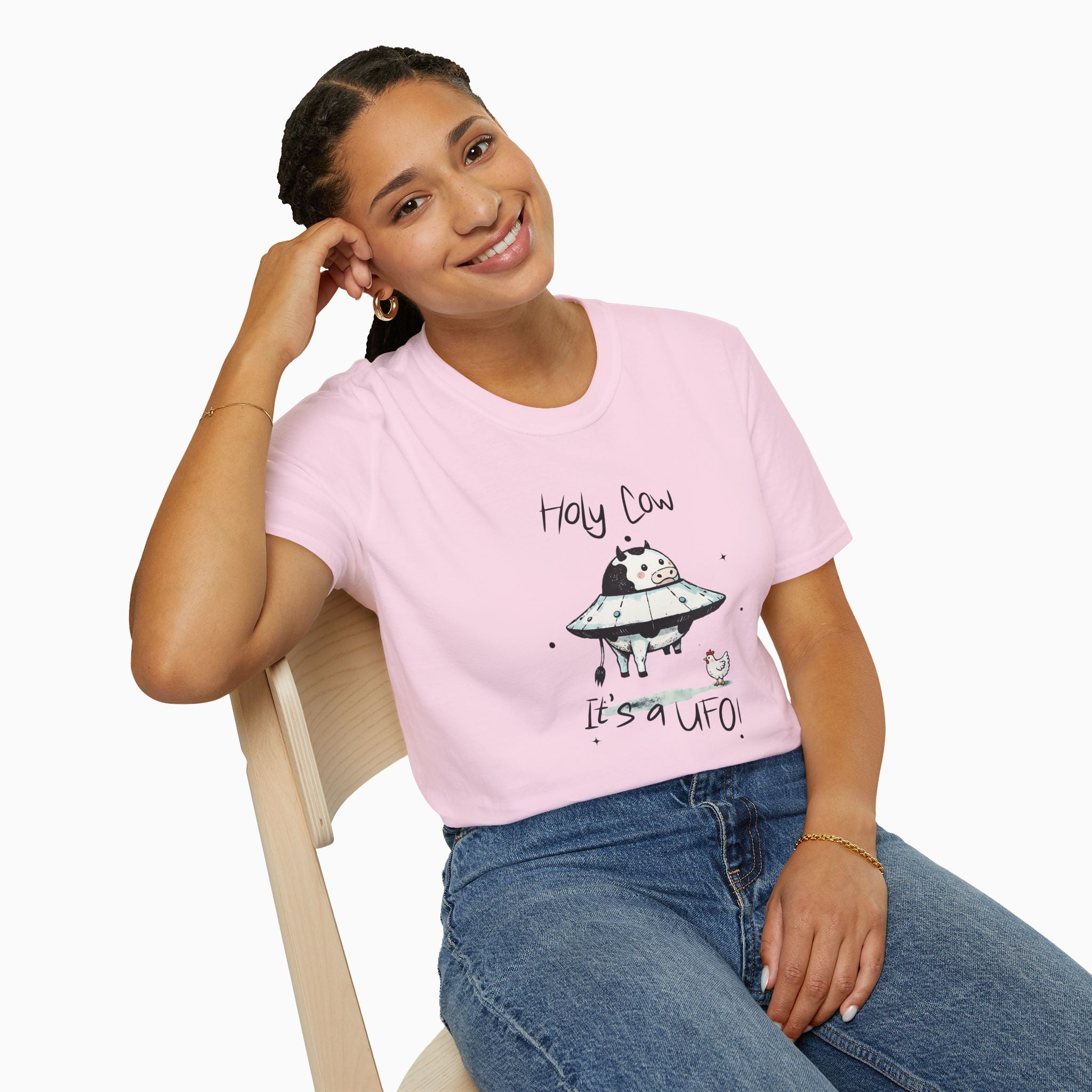 Holy Cow, It's a UFO Unisex T-Shirt