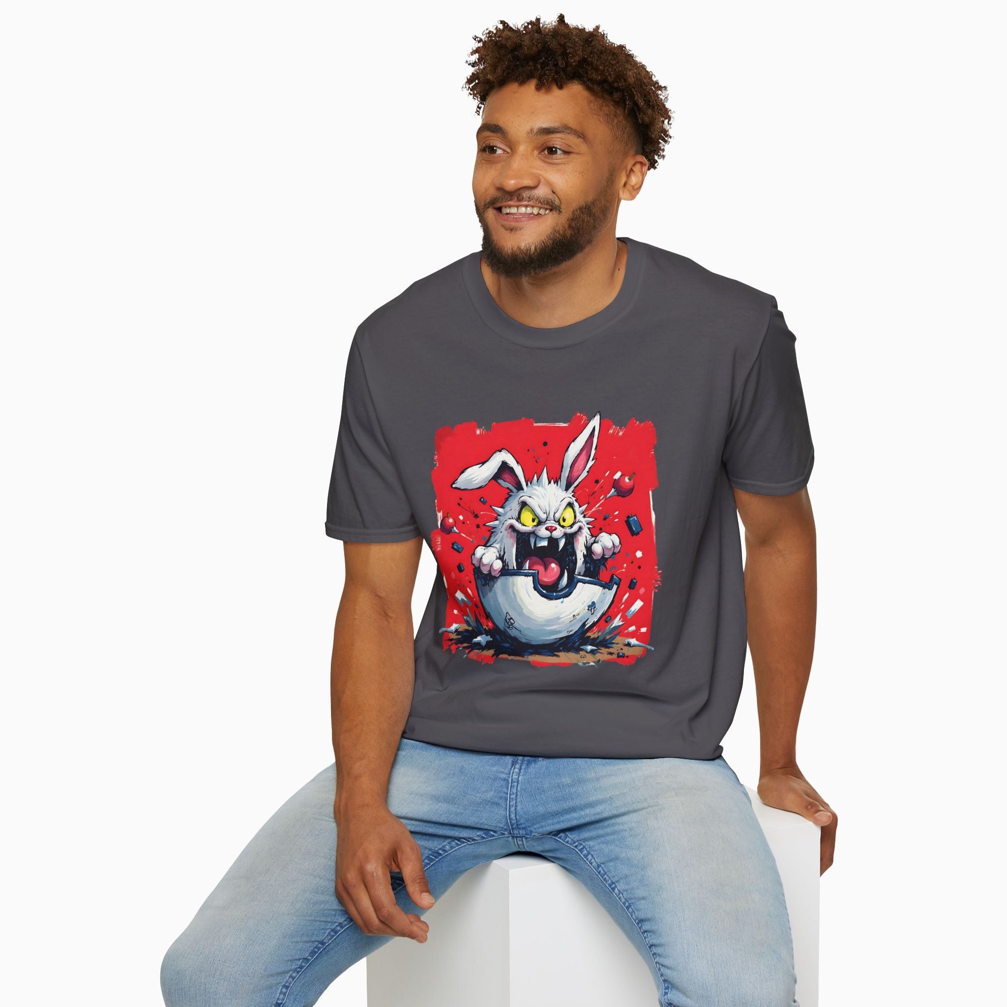 Crazy Rabbit Poké Ball Unisex T-Shirt