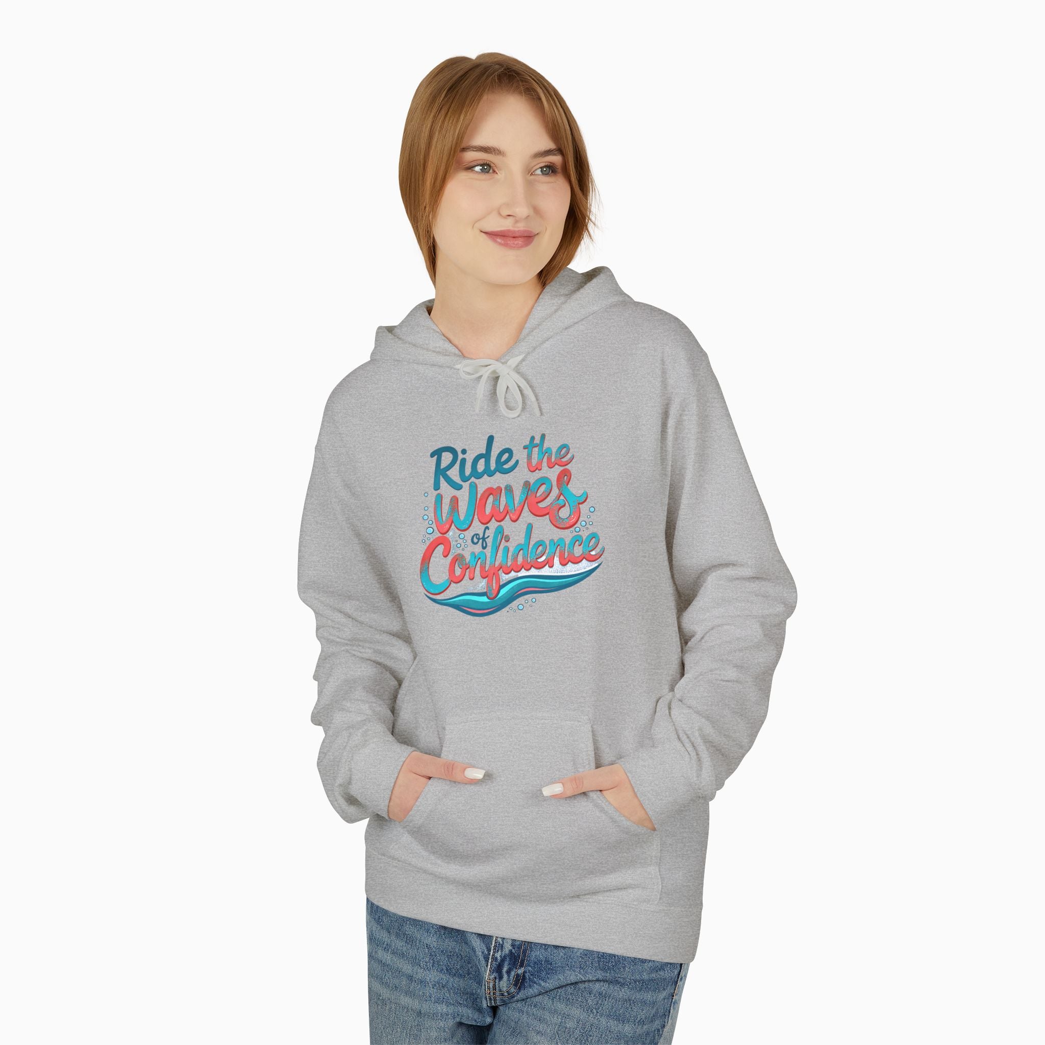 Ride The Stylish Waves Of Confidence Unisex Hoodie | Woollieemix