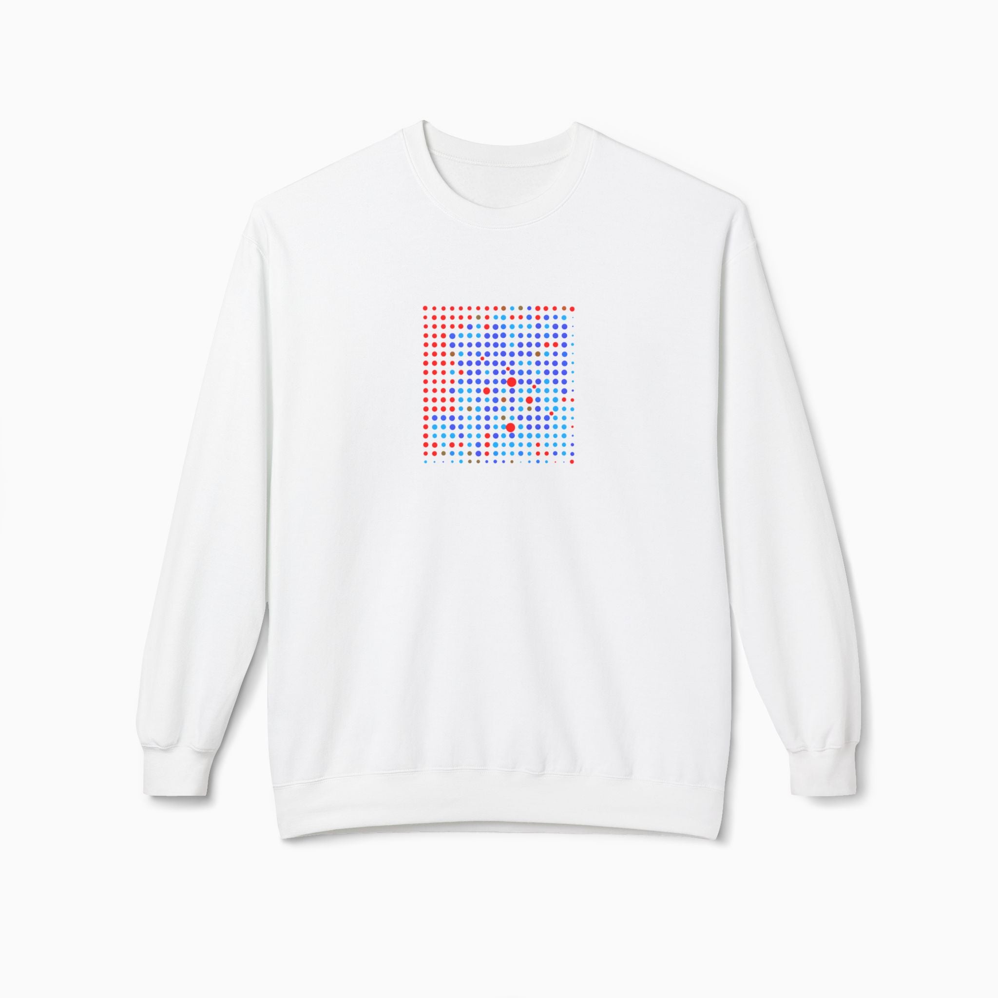 Blue & Red QR Code Unisex Sweatshirt