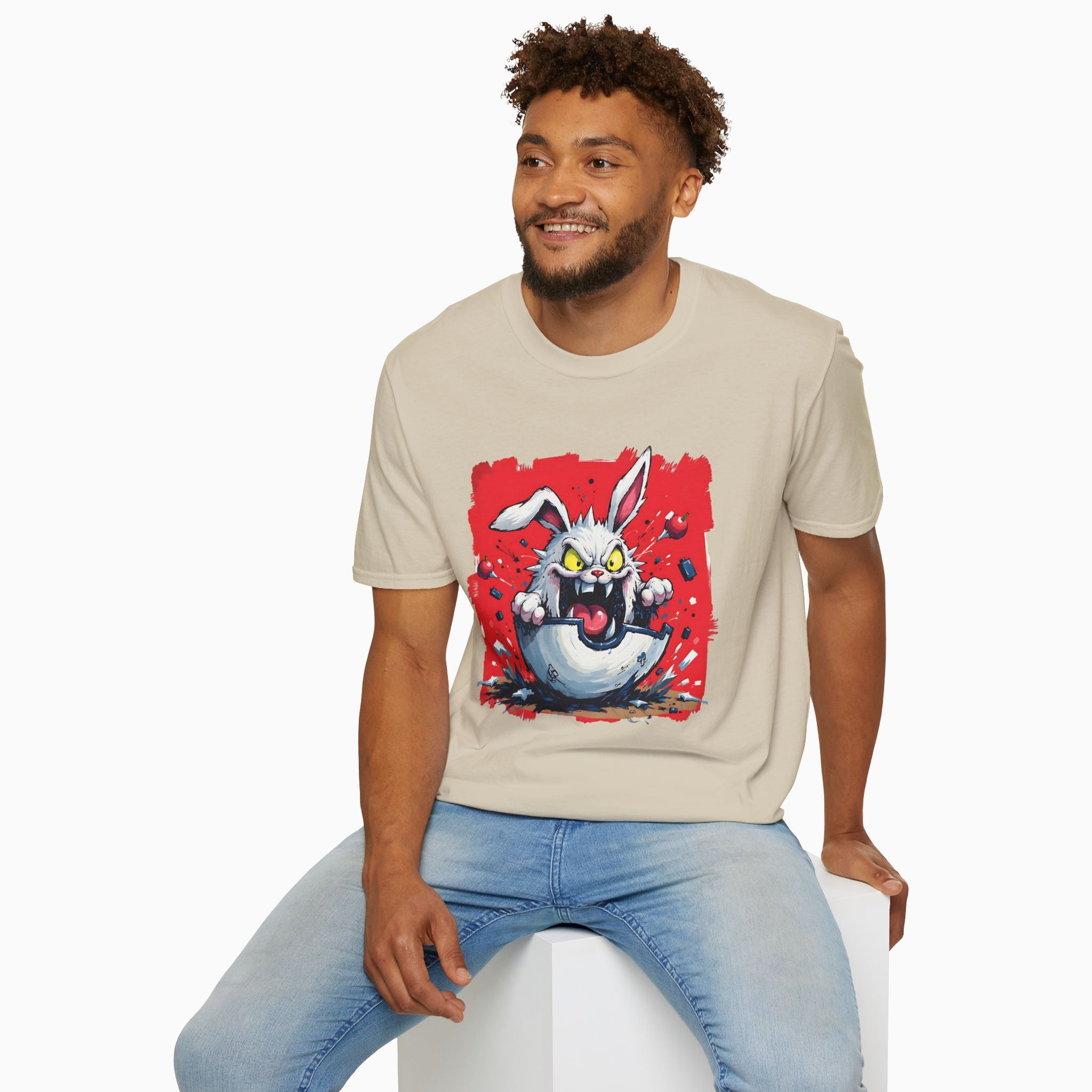 Crazy Rabbit Poké Ball Unisex T-Shirt