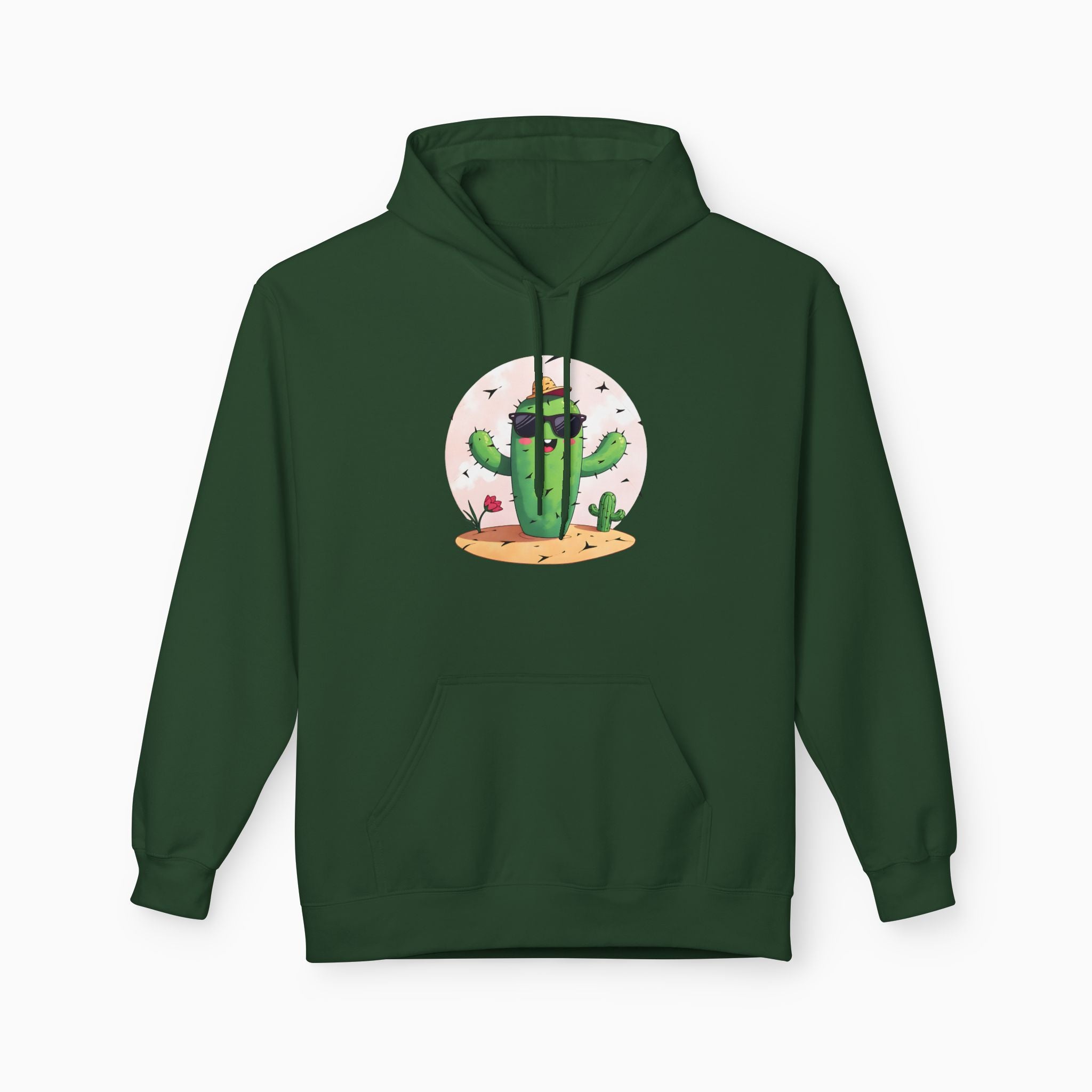 Wild Cute Cartoon Cactus Unisex Hoodie