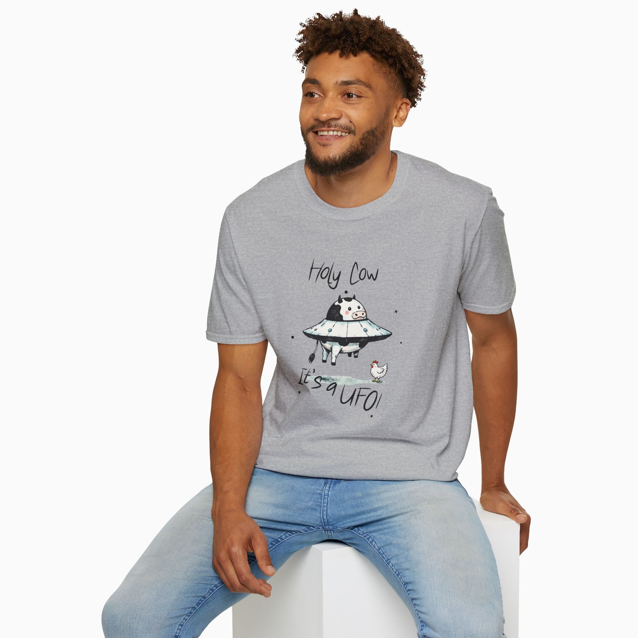 Holy Cow, It's a UFO Unisex T-Shirt