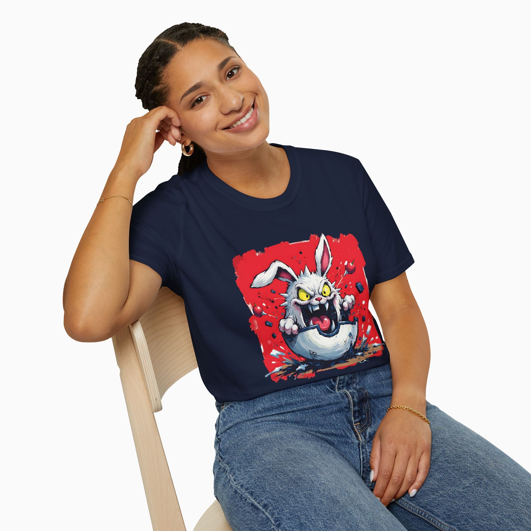Crazy Rabbit Poké Ball Unisex T-Shirt
