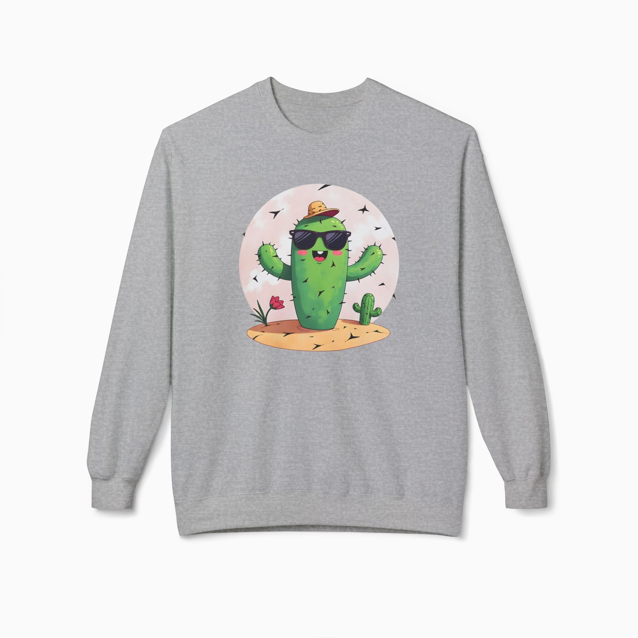 Wild Cute Cartoon Cactus Unisex Sweatshirt