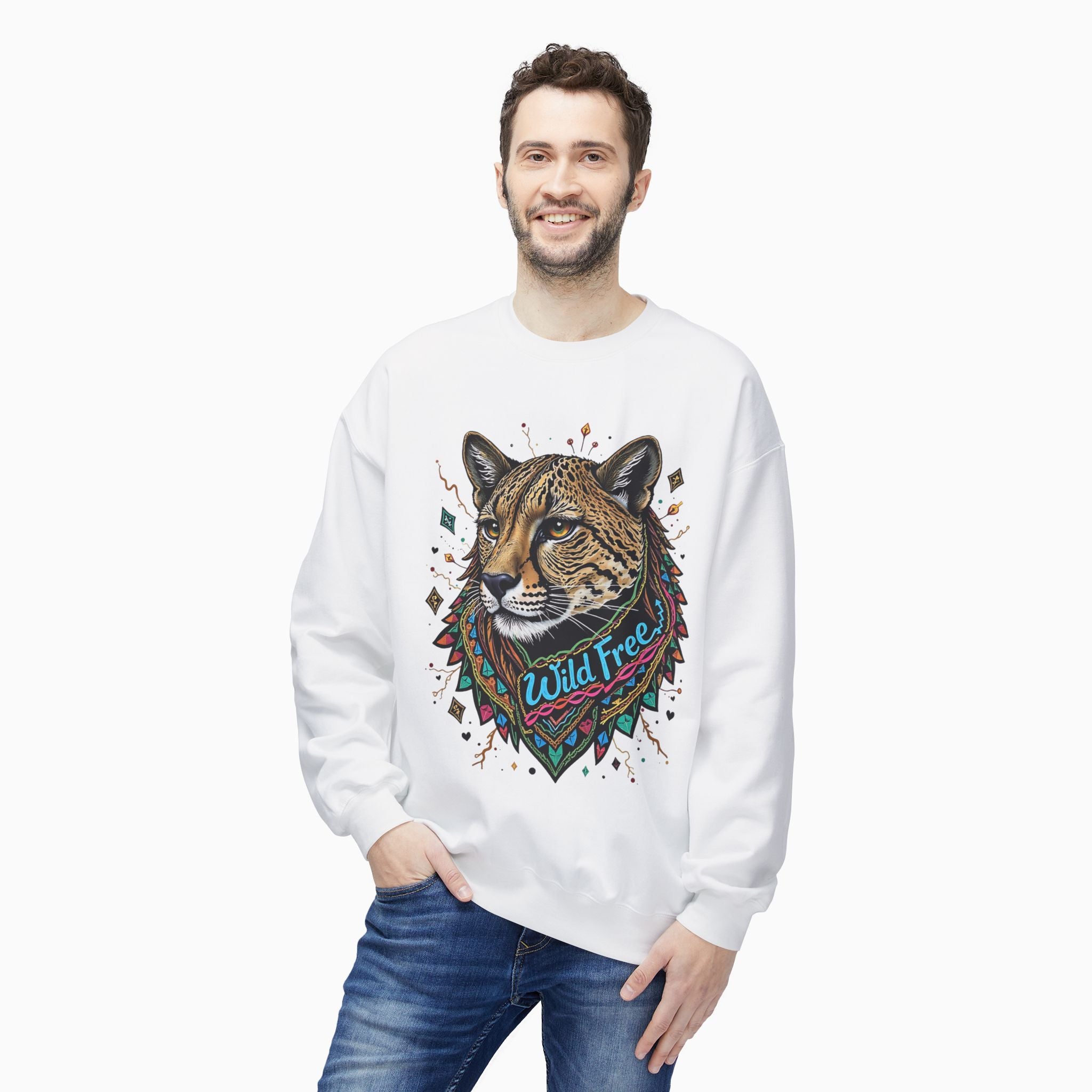 Egypt Style Wild Free Cheetah Unisex Sweatshirt