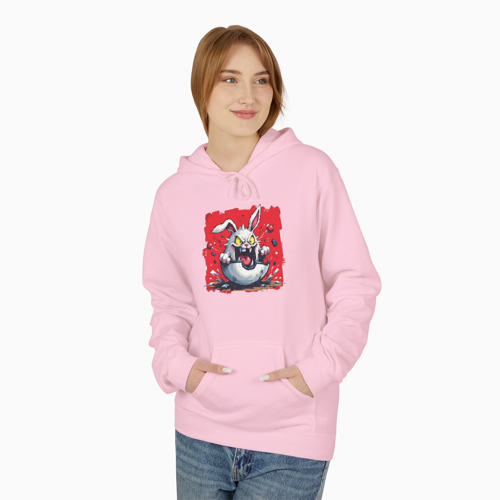 Crazy Rabbit Poké Ball Unisex Hoodie