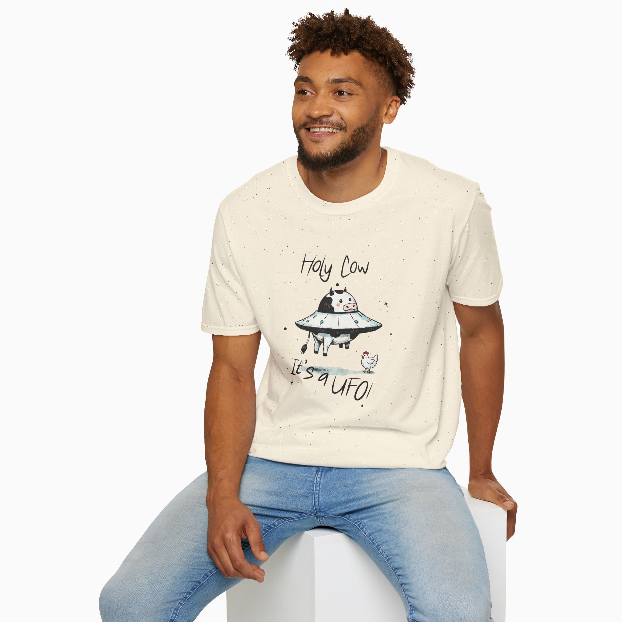 Holy Cow, It's a UFO Unisex T-Shirt