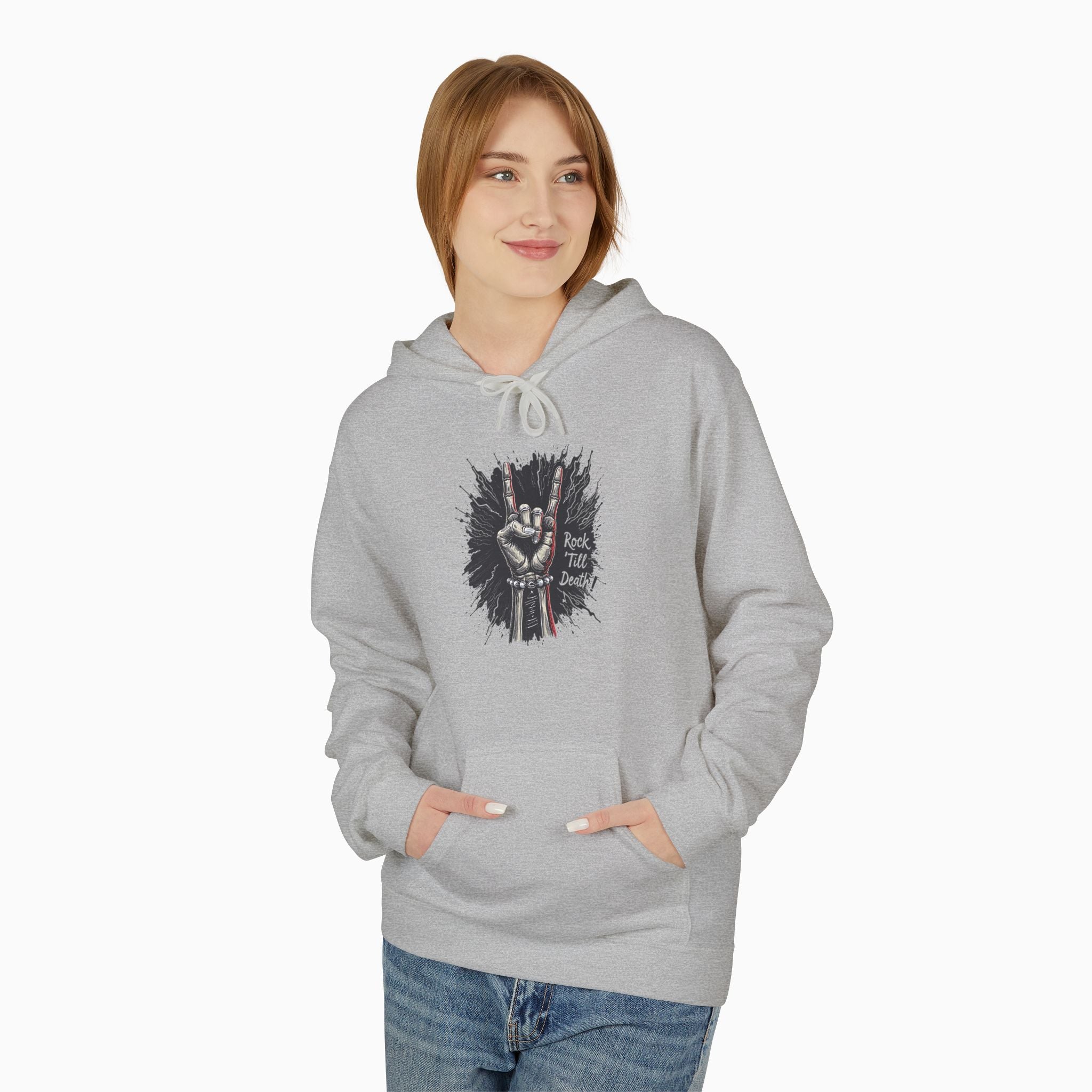 Rock and Roll Till Death Unisex Hoodie - Exclusive Woollieemix Design