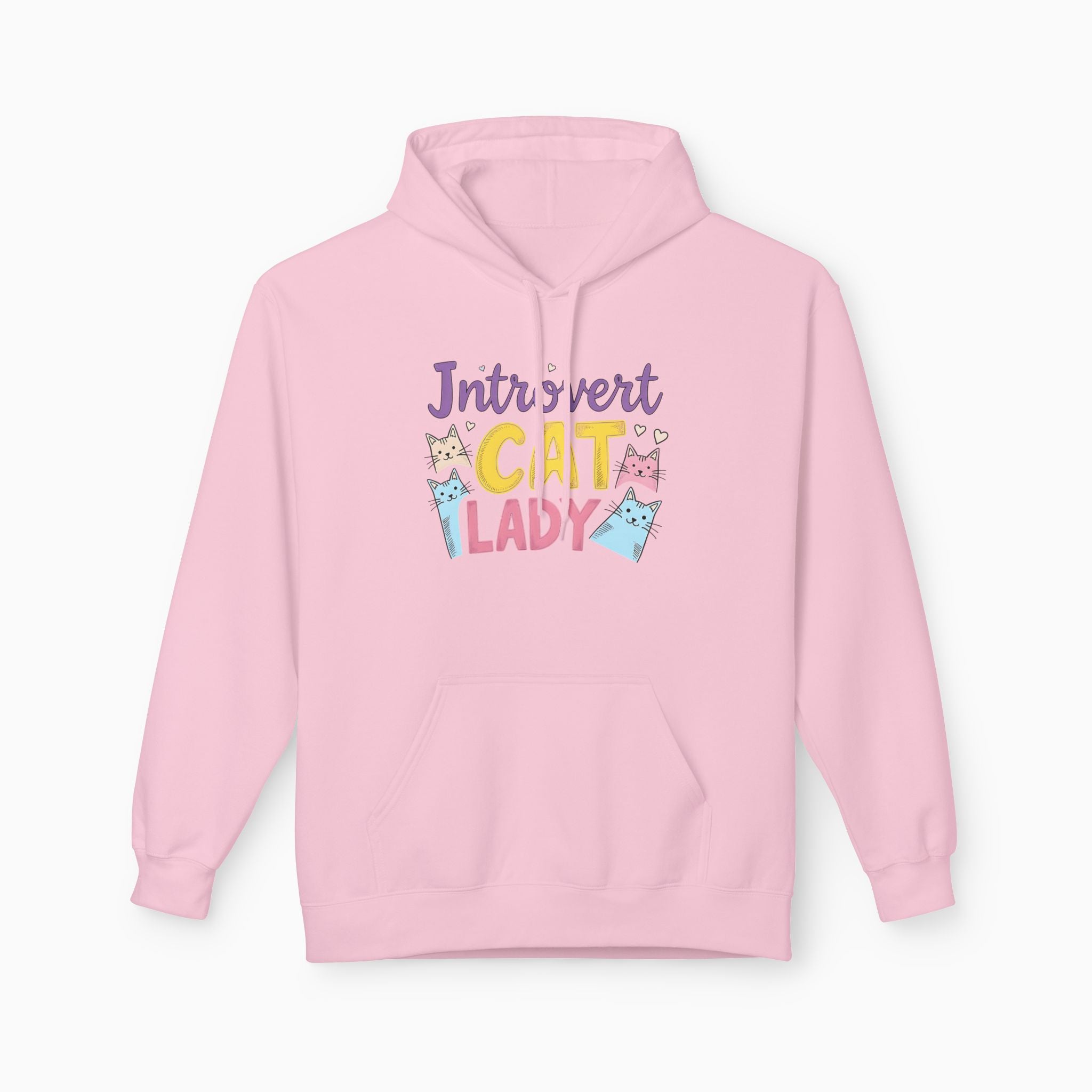 Introvert & Childless Cat Lady Unisex Hoodie