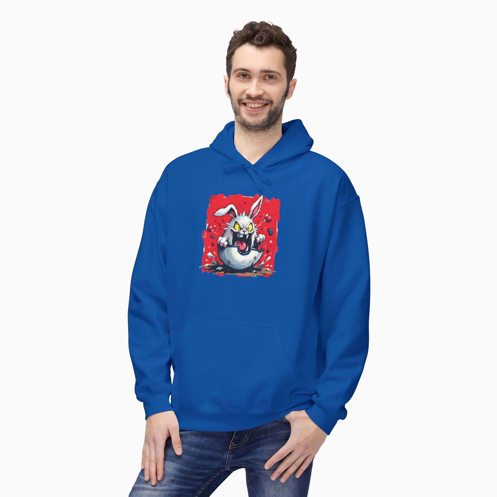 Crazy Rabbit Poké Ball Unisex Hoodie