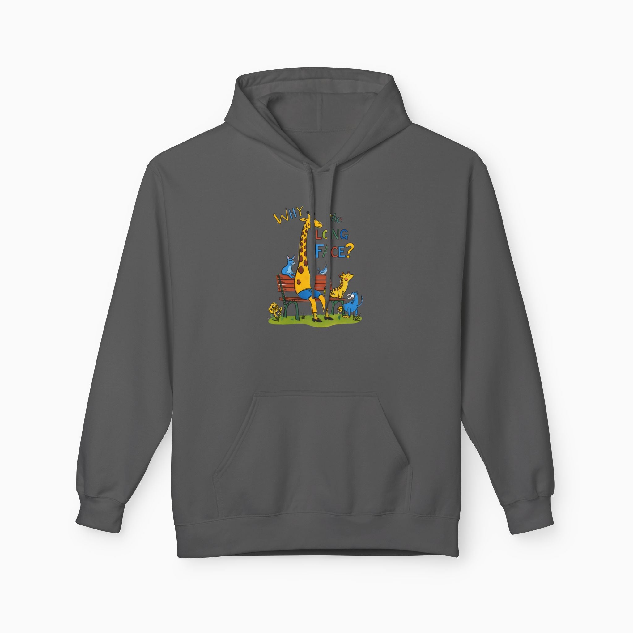 Funny Giraffe Why the Long Face Unisex Hoodie