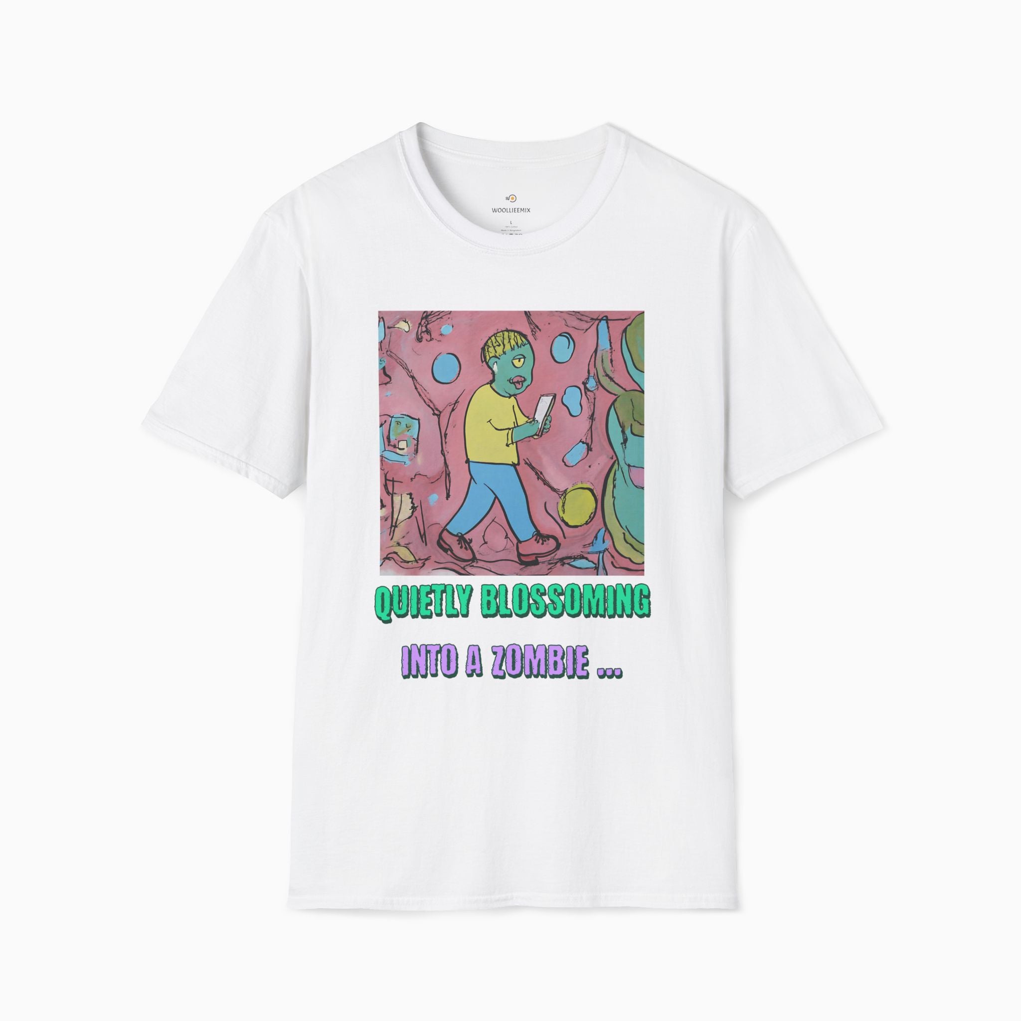 Quietly Blossoming into a Zombie Unisex T-Shirt