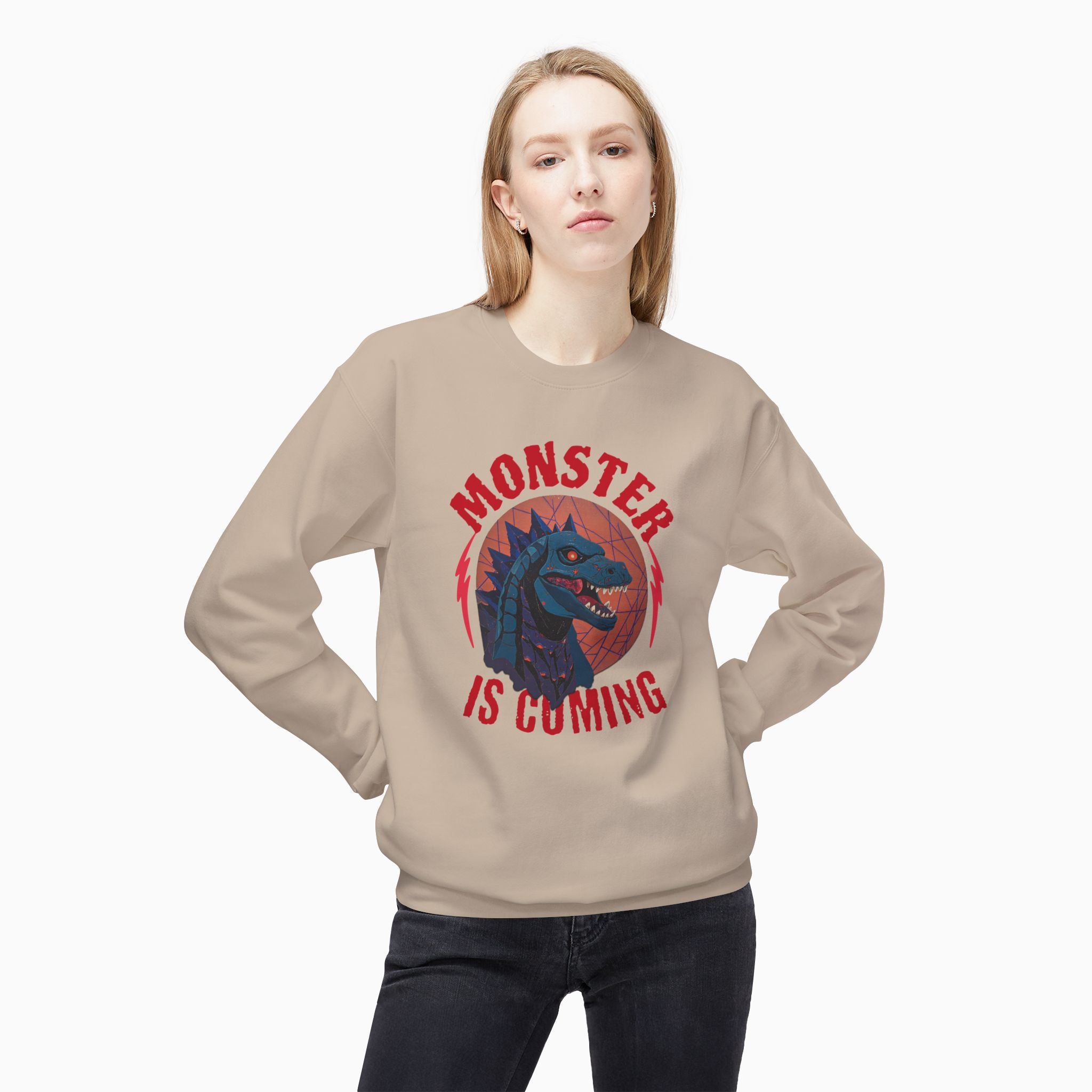 Godzilla Monster is Coming Unisex Sweatshirt