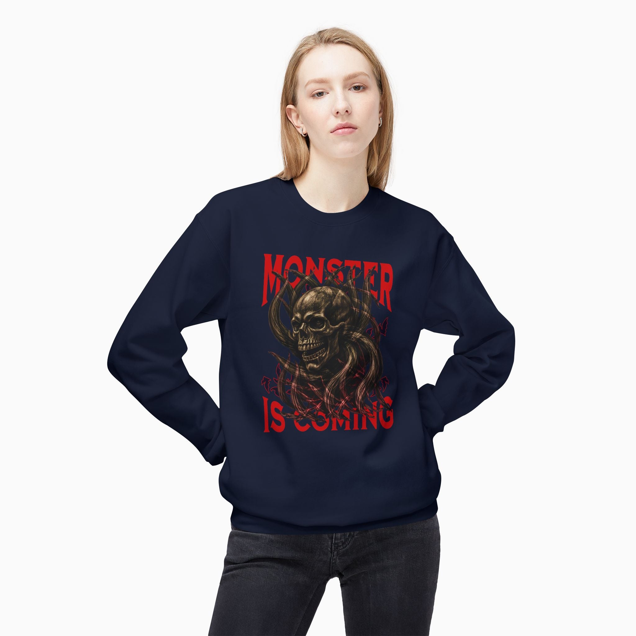 Ghost Monster is Coming Unisex Sweatshirt