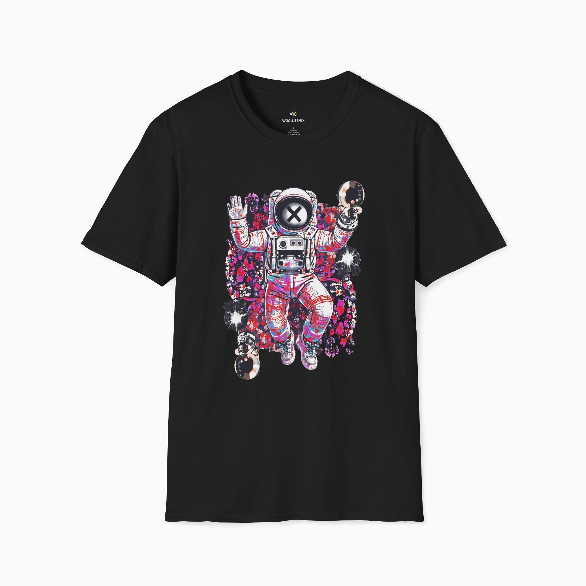 Astronaut Floating in Space Unisex T-Shirt