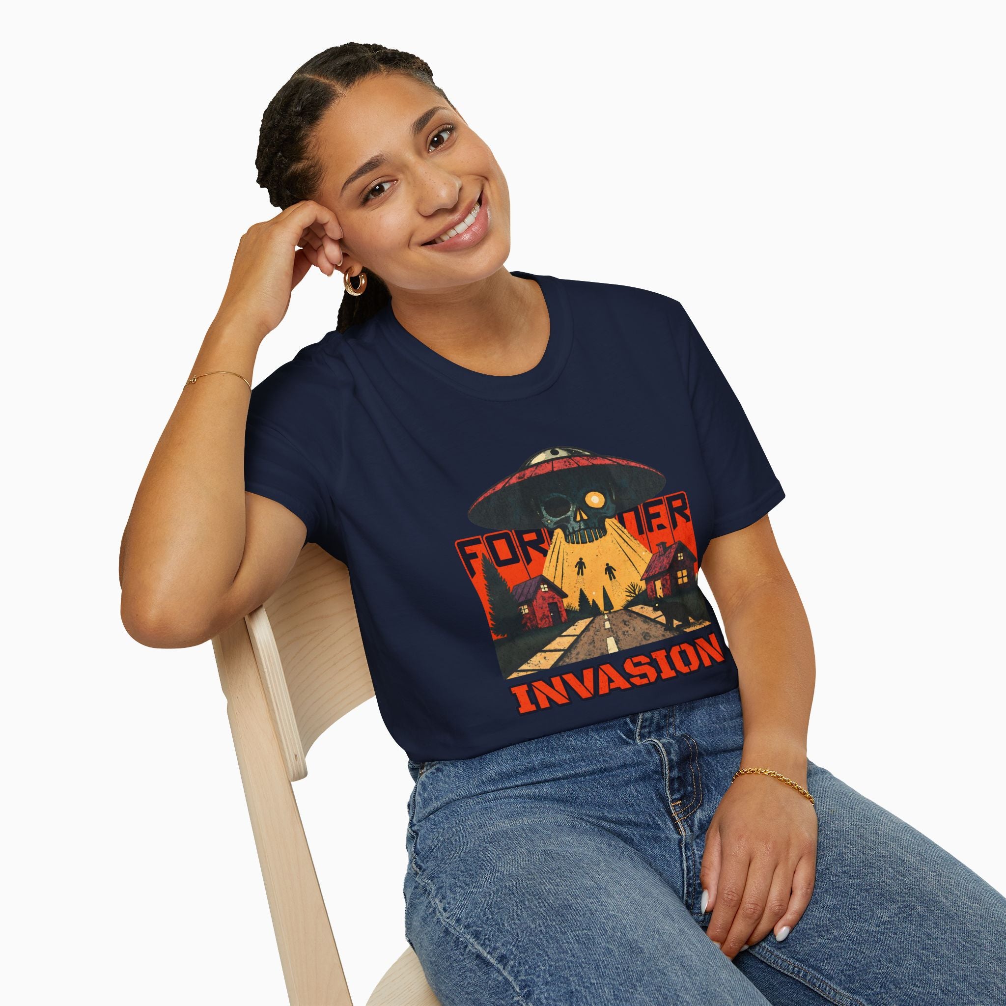 Foreigner Invation Unisex T-Shirt - Premium Cotton, Made-to-Order