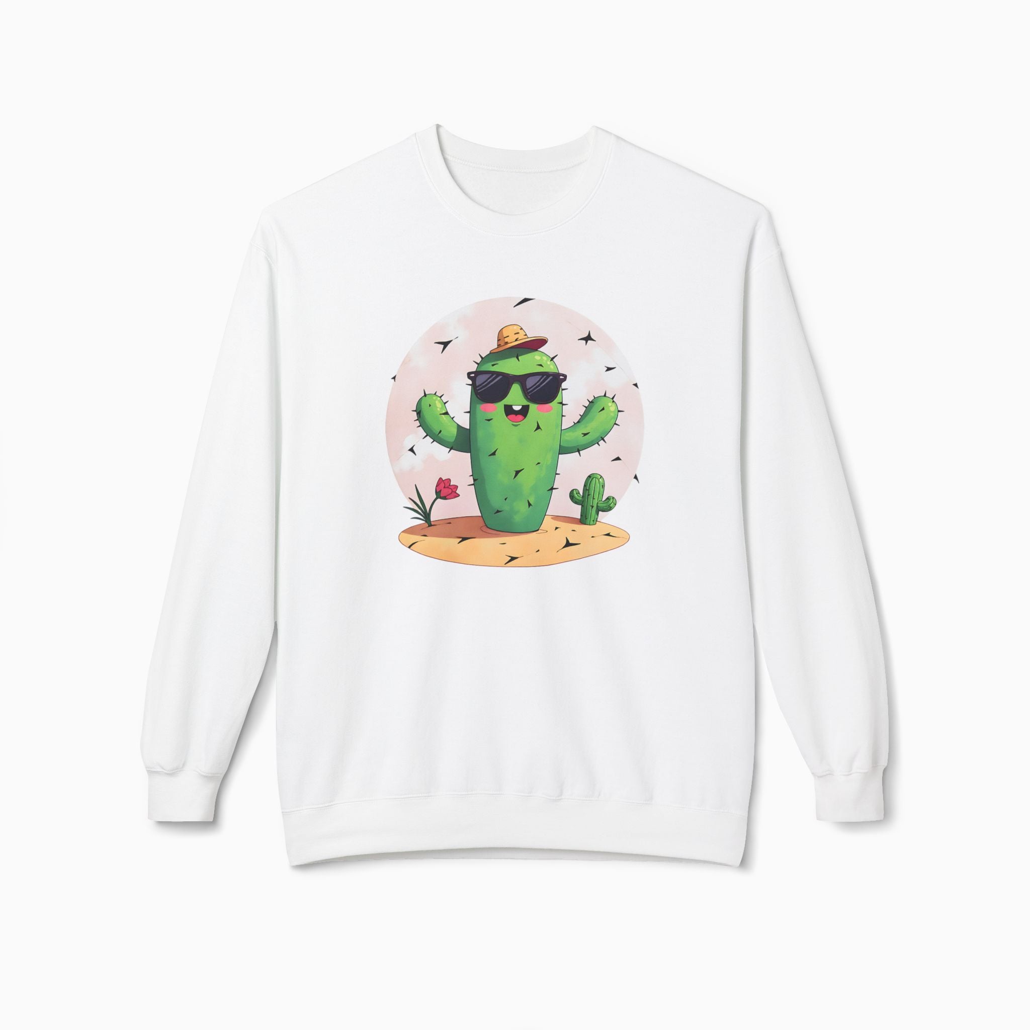 Wild Cute Cartoon Cactus Unisex Sweatshirt