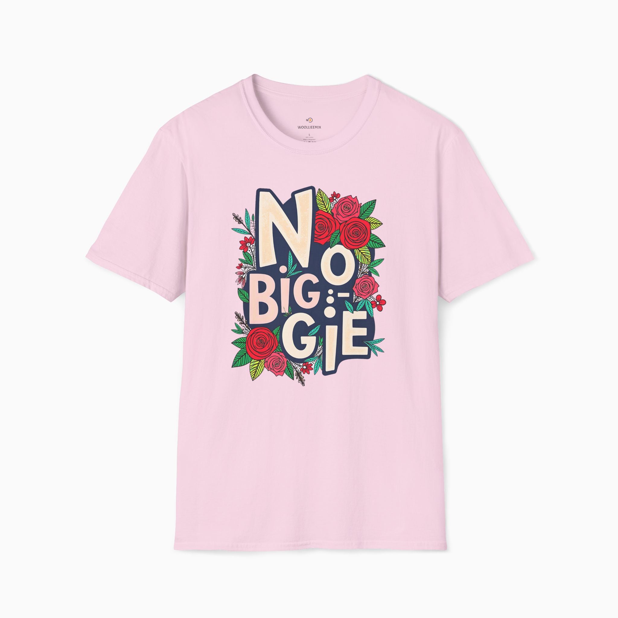 No Biggie With Floral Art Unisex T-Shirt