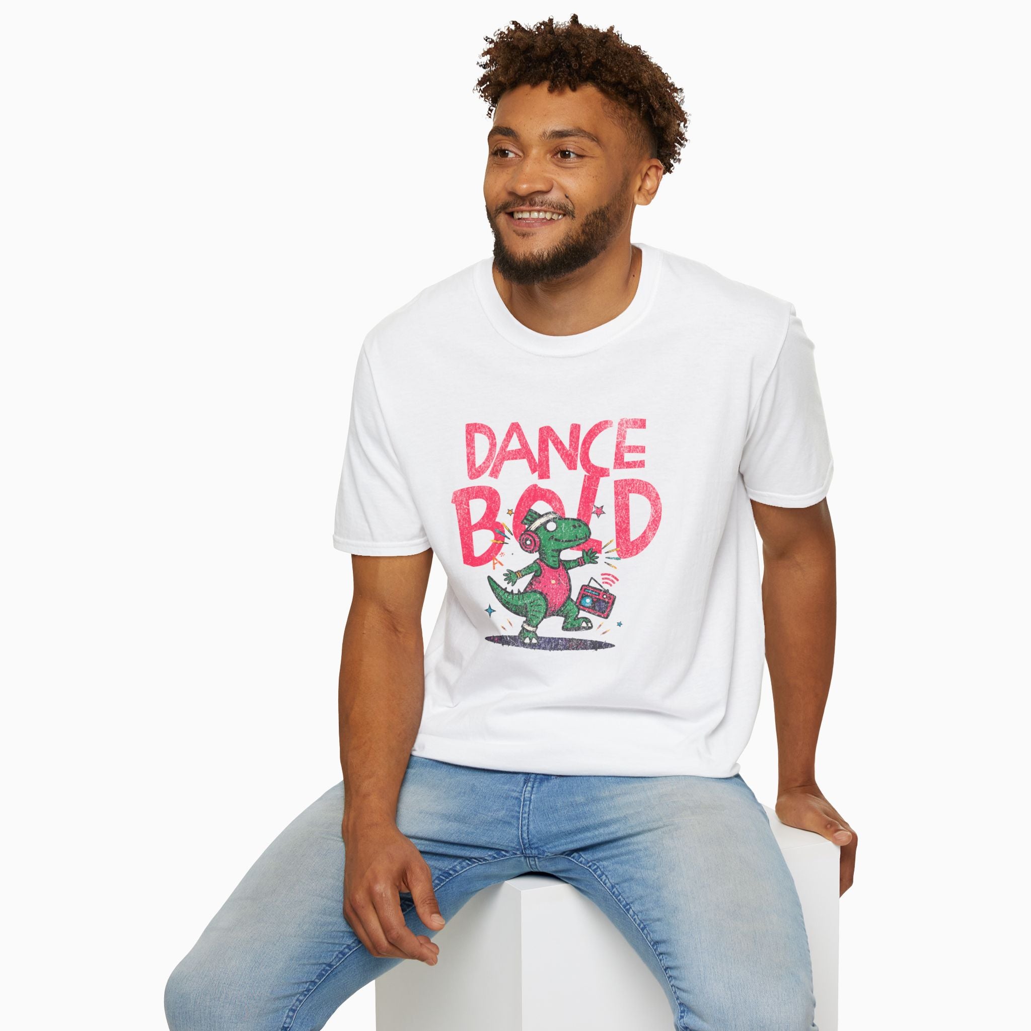Dance Bold Unisex T-Shirt - Classic Fit, Flame-Retardant Cotton