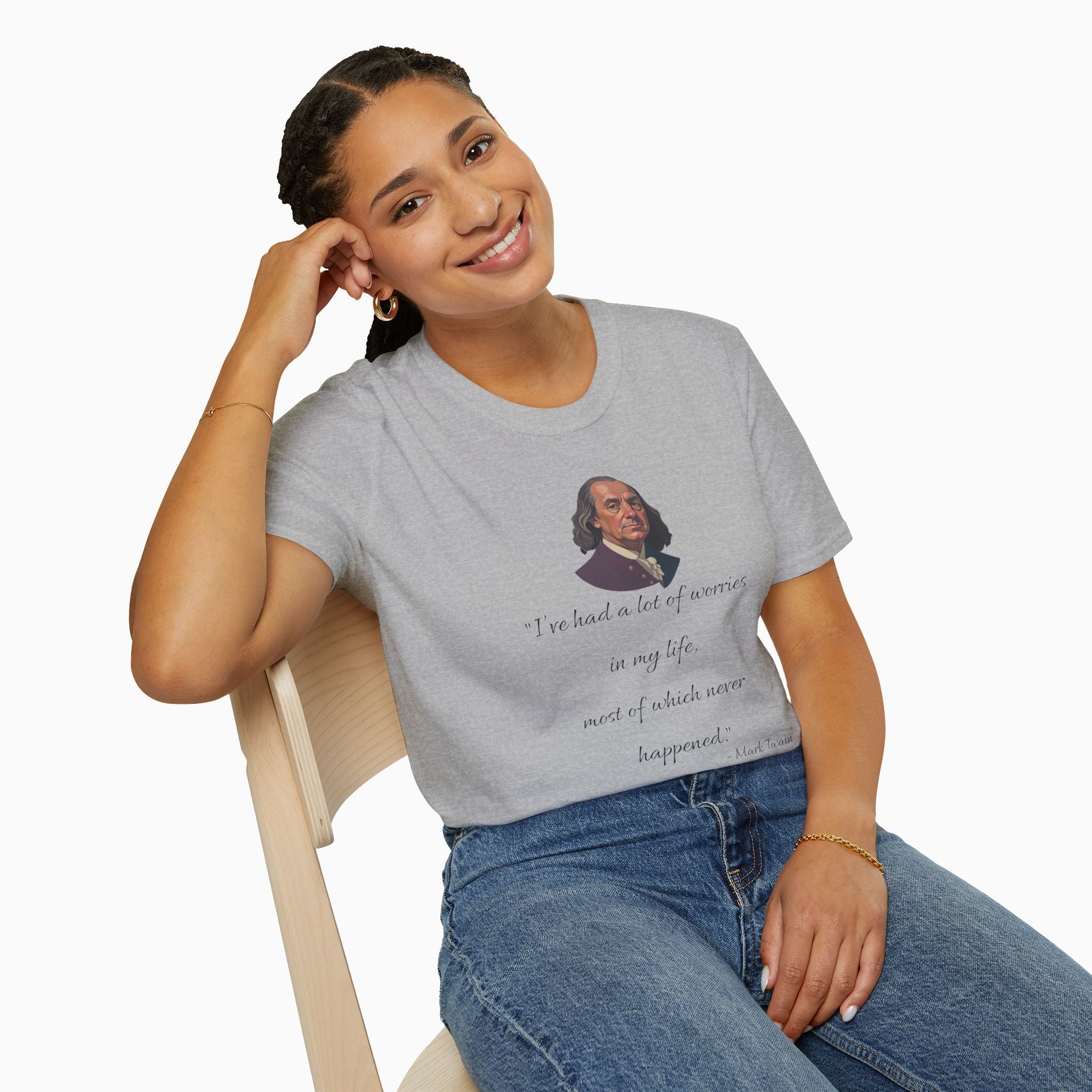 Mark Twain Life Advice Unisex T-Shirt