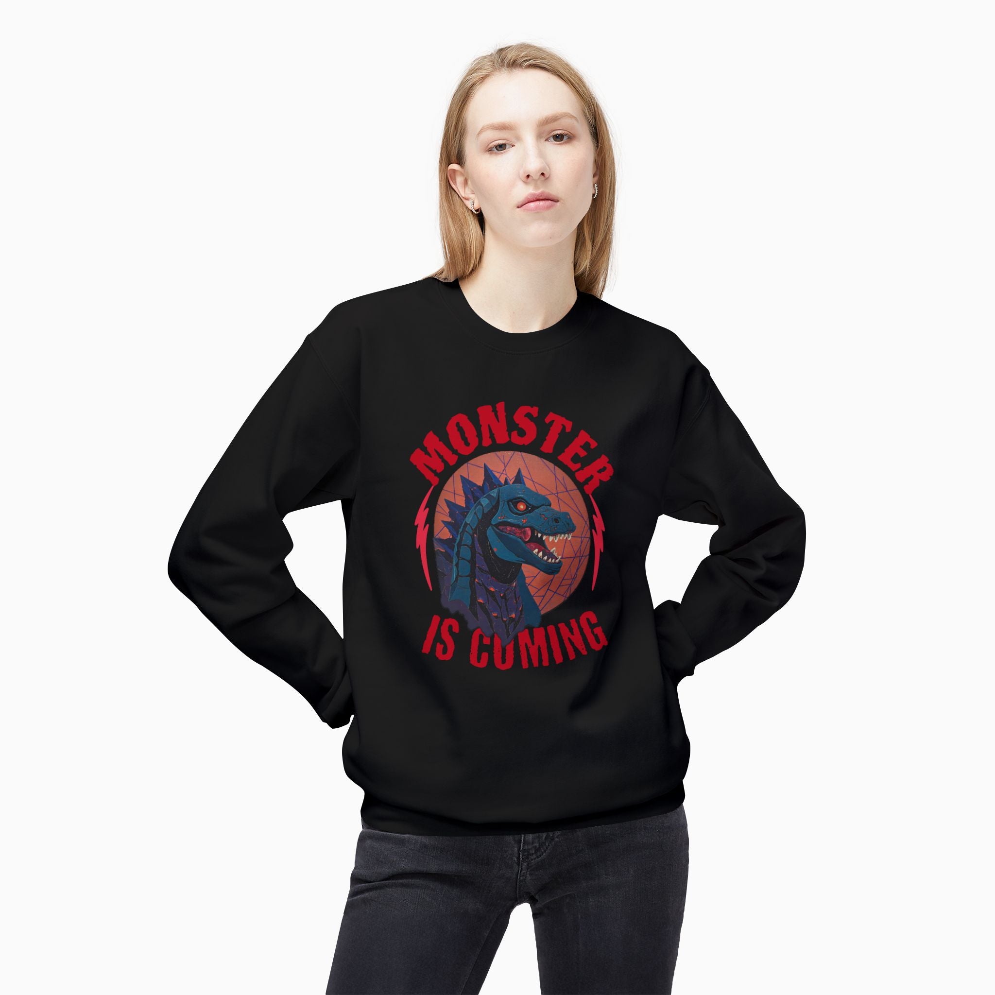 Godzilla Monster is Coming Unisex Sweatshirt